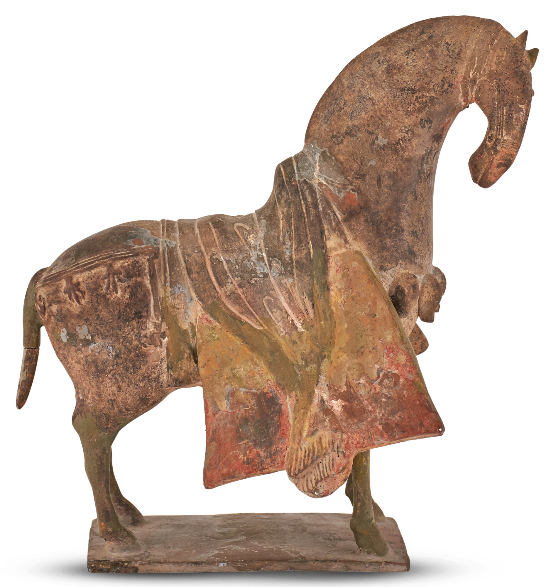Lot image - A Chinese Pottery Figure of a Horse