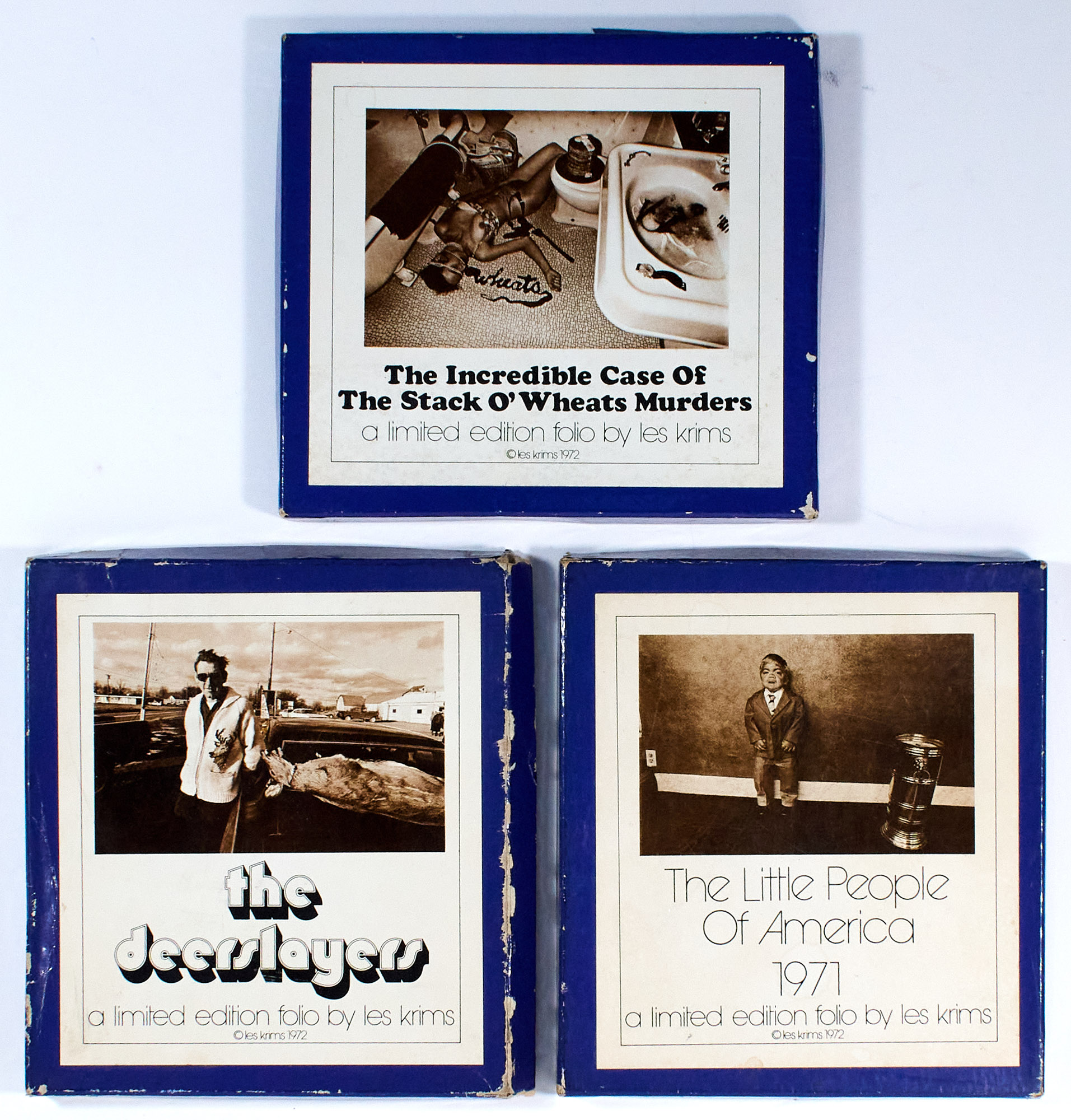 Lot image - [PHOTOBOOK]  KRIMS, LESLIE. Group of three photobooks by Krims.