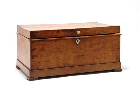 Lot image - Figured Maple Work Box