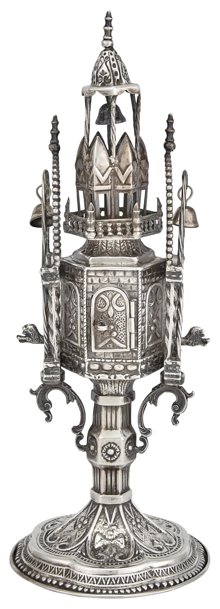 Lot image - Continental Sterling Silver Spice Tower