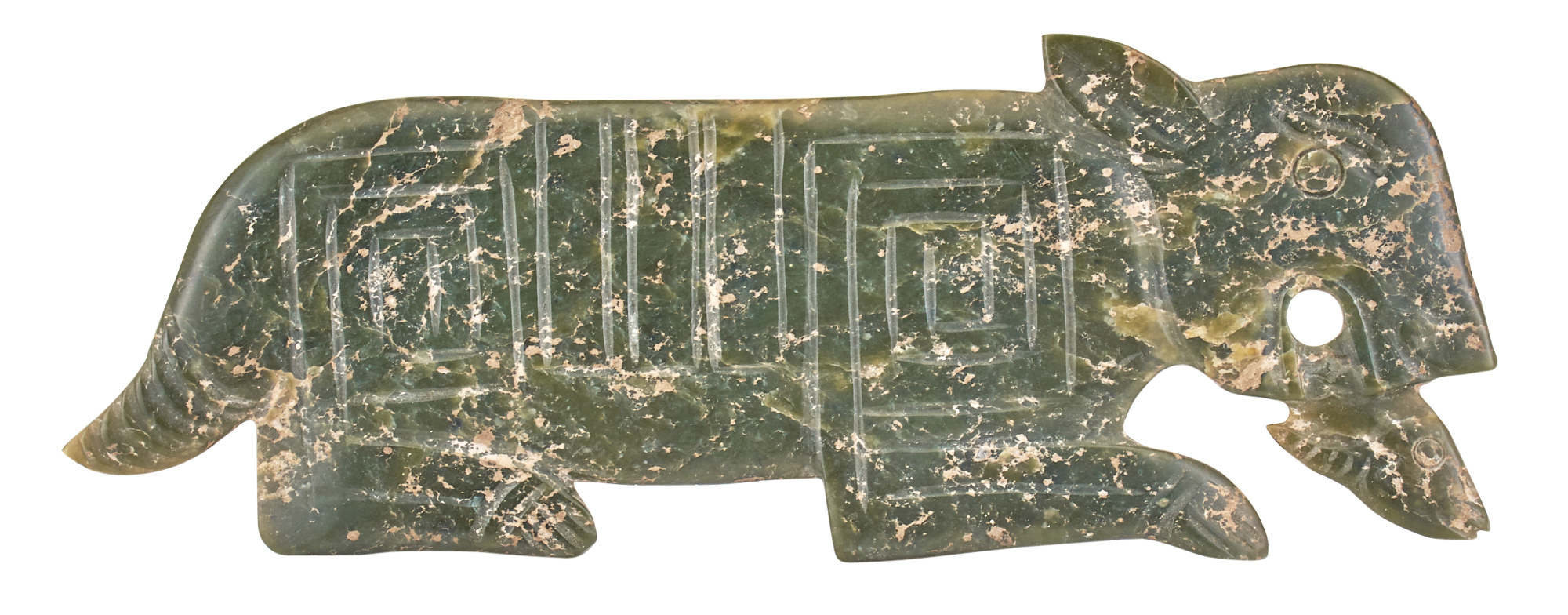 Lot image - An Archaistic Chinese Jade Carving