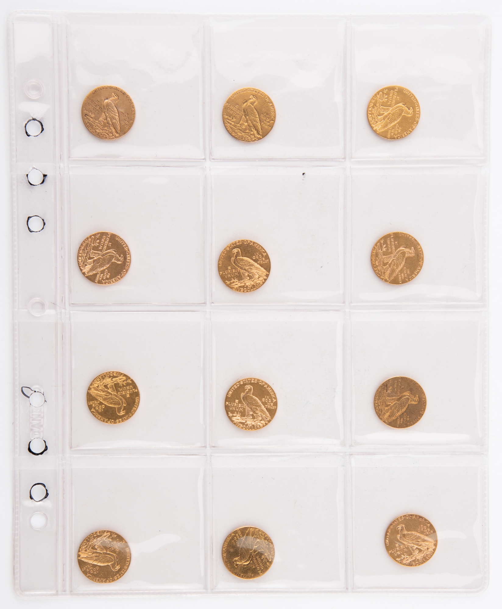 Lot image - United States $2 1/2 Indian Head Group