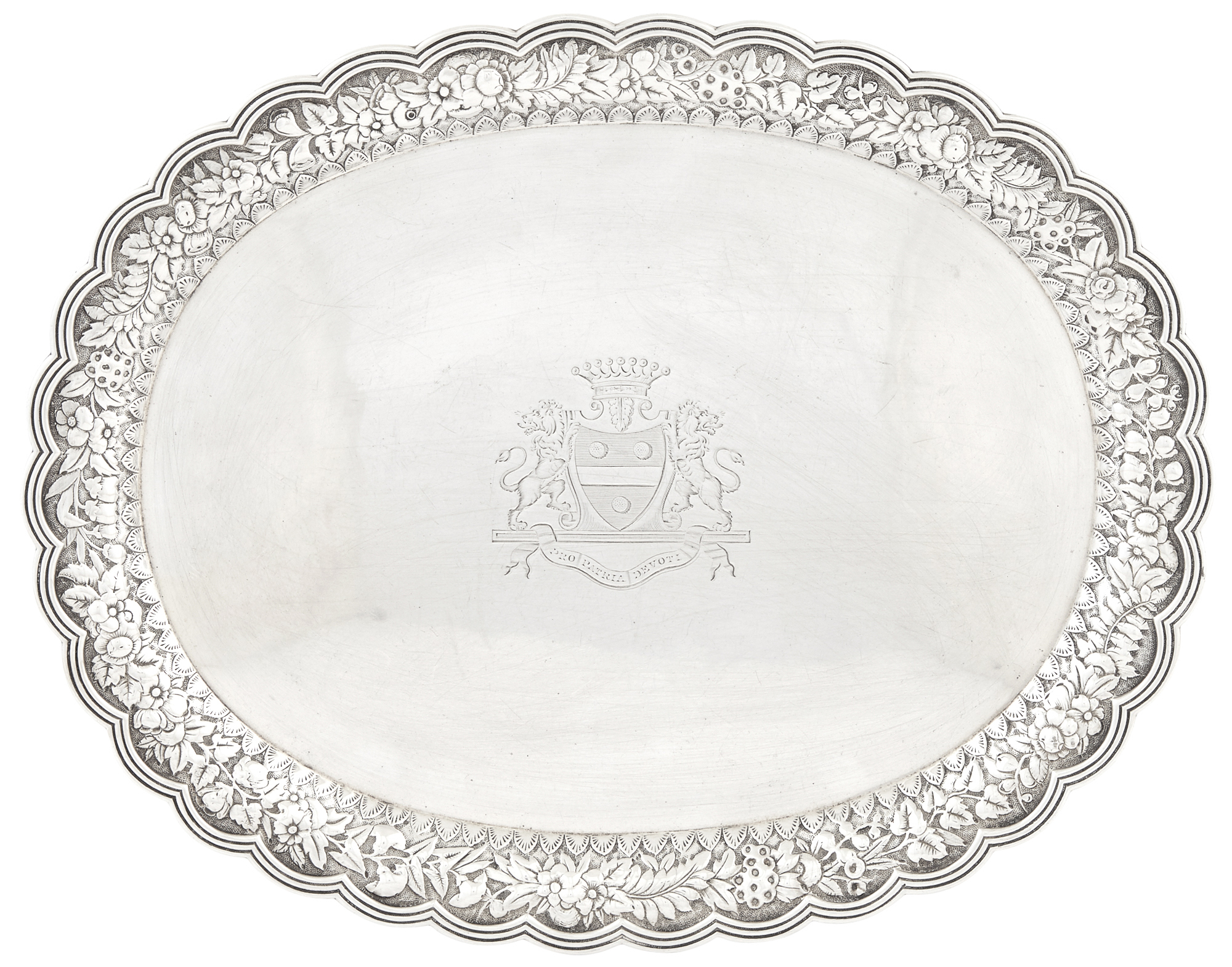 Lot image - Tiffany & Co. Sterling Silver Tray