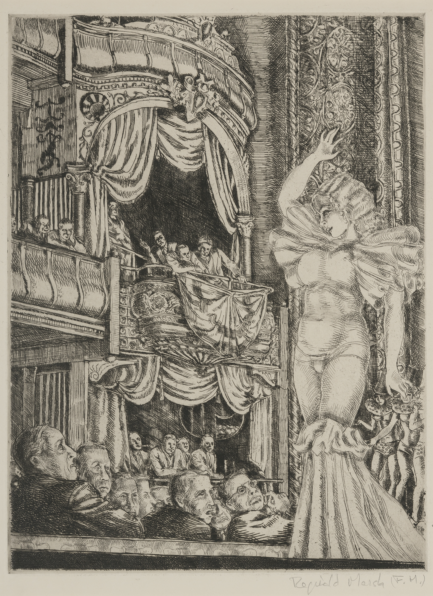 Lot image - Reginald Marsh (1898-1954)