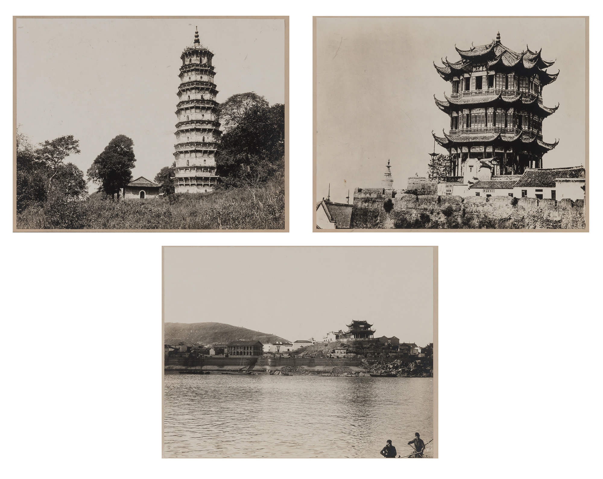 Lot image - Three Chinese Albumen Prints