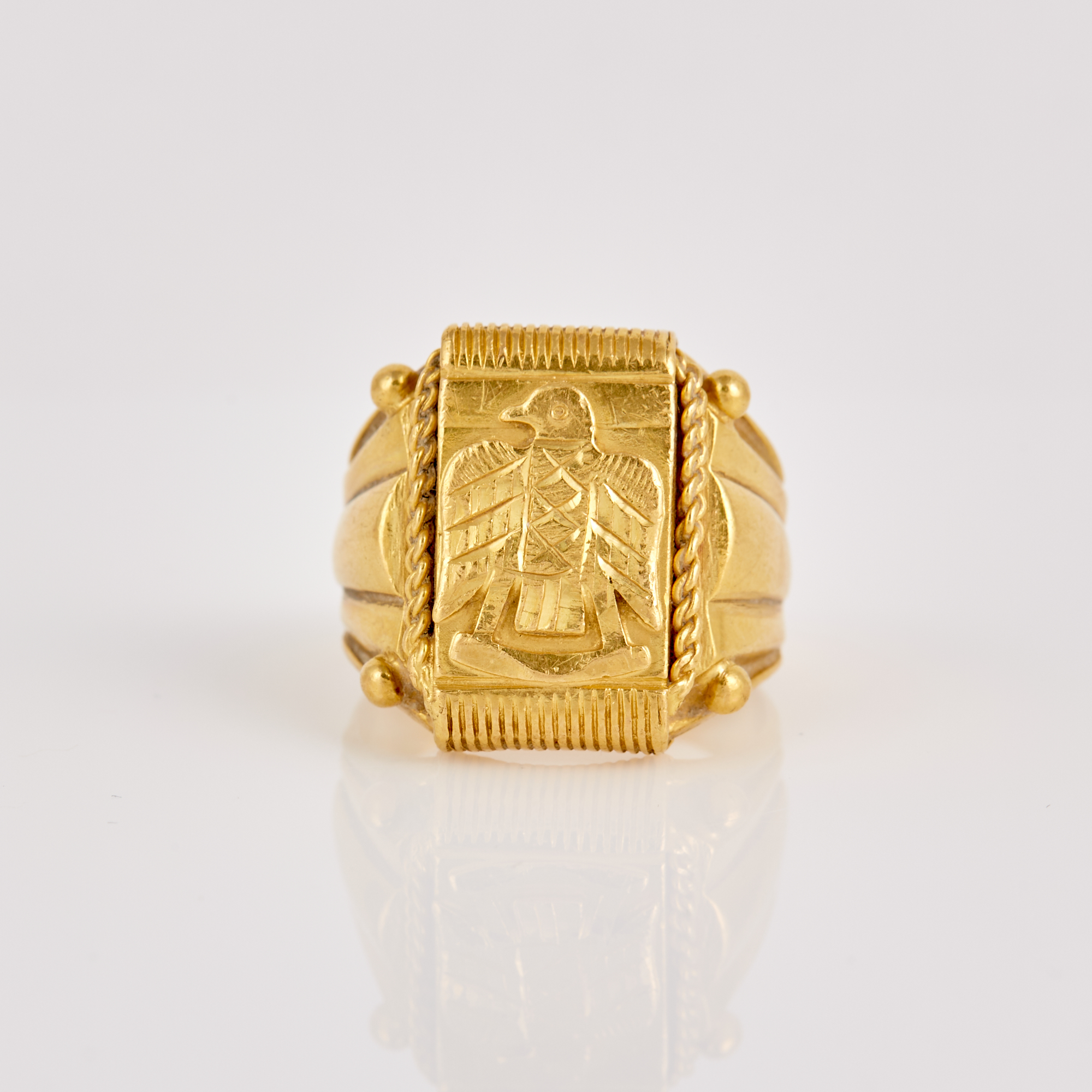 Lot image - Gold Ring, 22K 10 dwt.