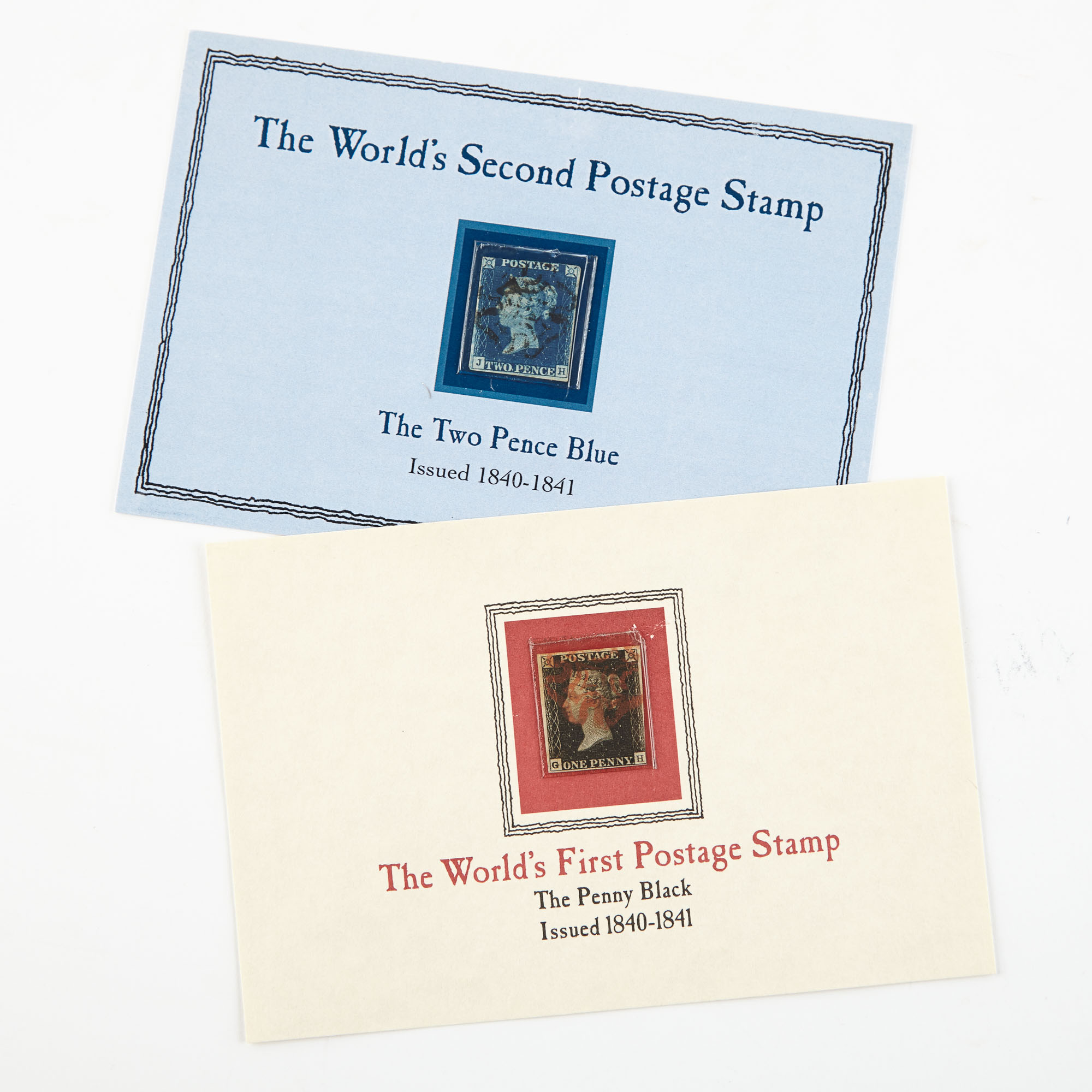 Lot image - Great Britain 1840 1Penny and 2Penny First Issue