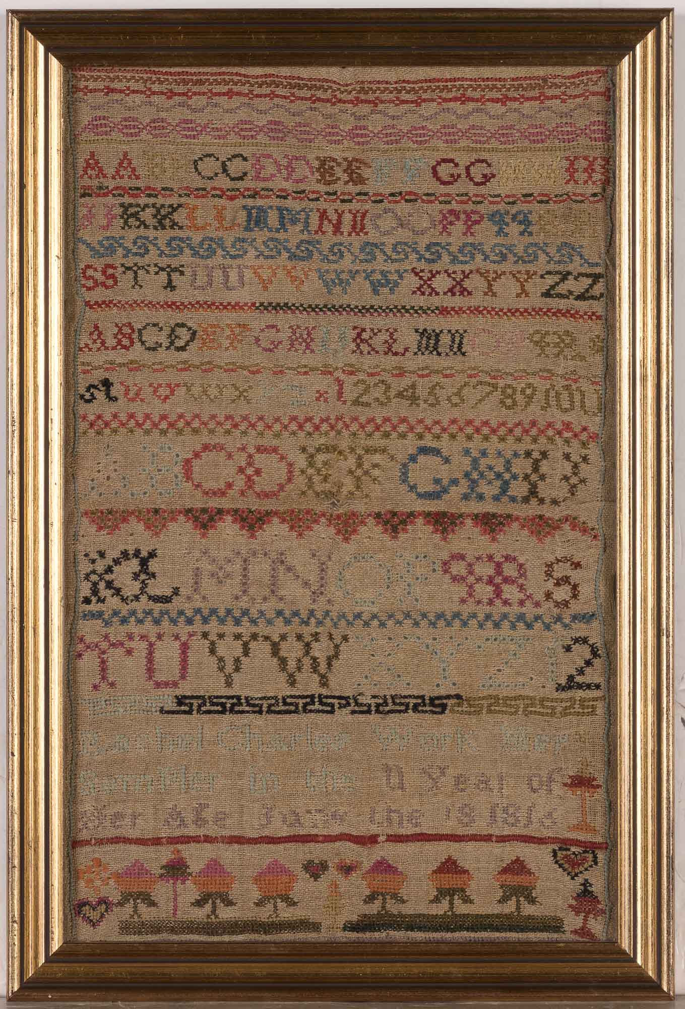 Lot image - American Needlework Sampler