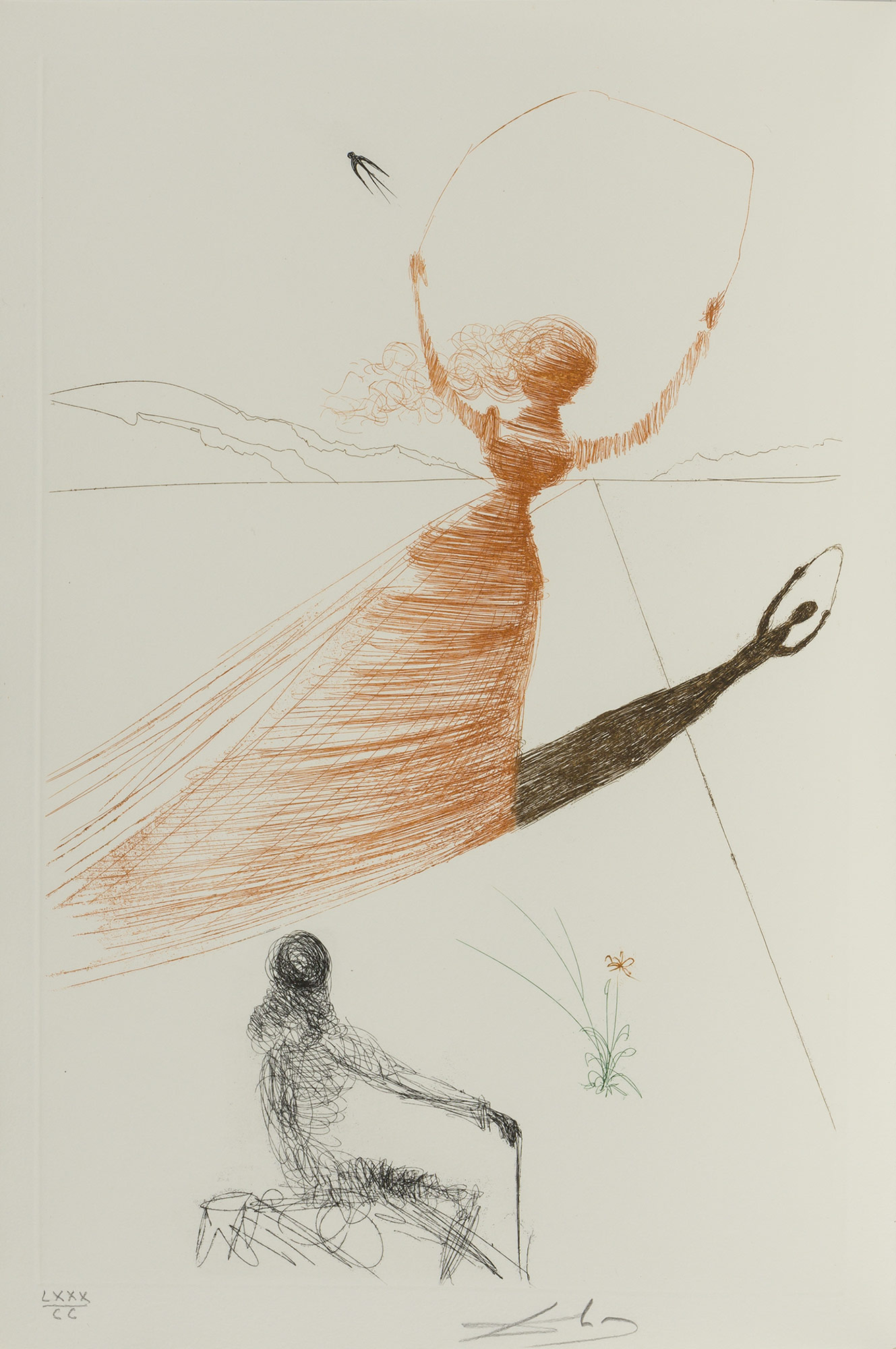 Lot image - [DALI, SALVADOR]  CARROLL, LEWIS [=Rev. CHARLES LUTWIDGE DODGSON]. Alices Adventures in Wonderland