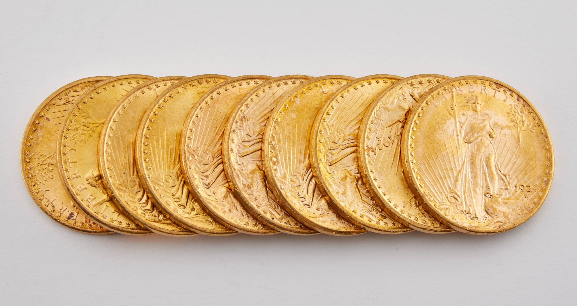 Lot image - United States 1924 St. Gaudens Group of Ten