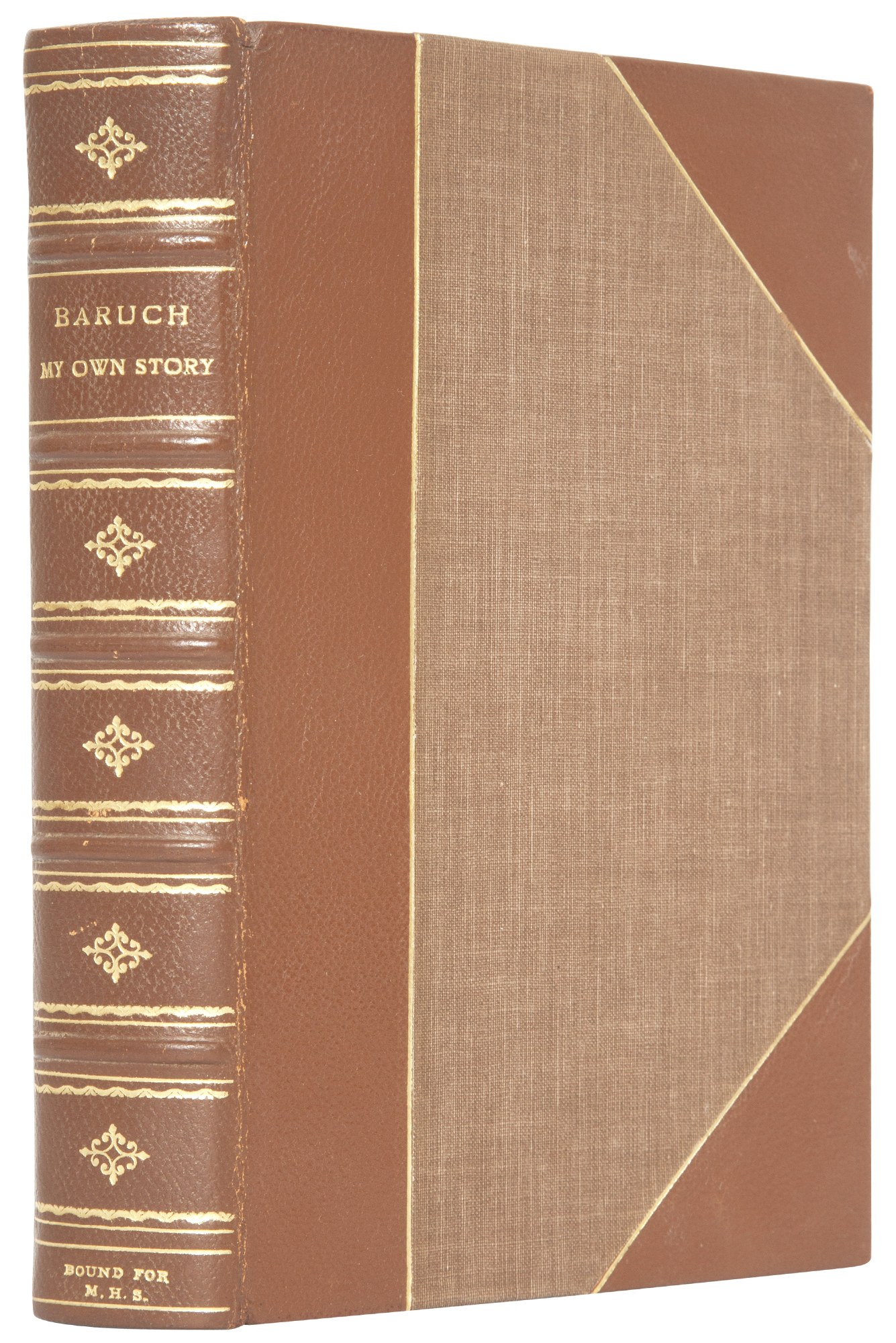 Lot image - BARUCH, BERNARD  Baruch: My own Story.