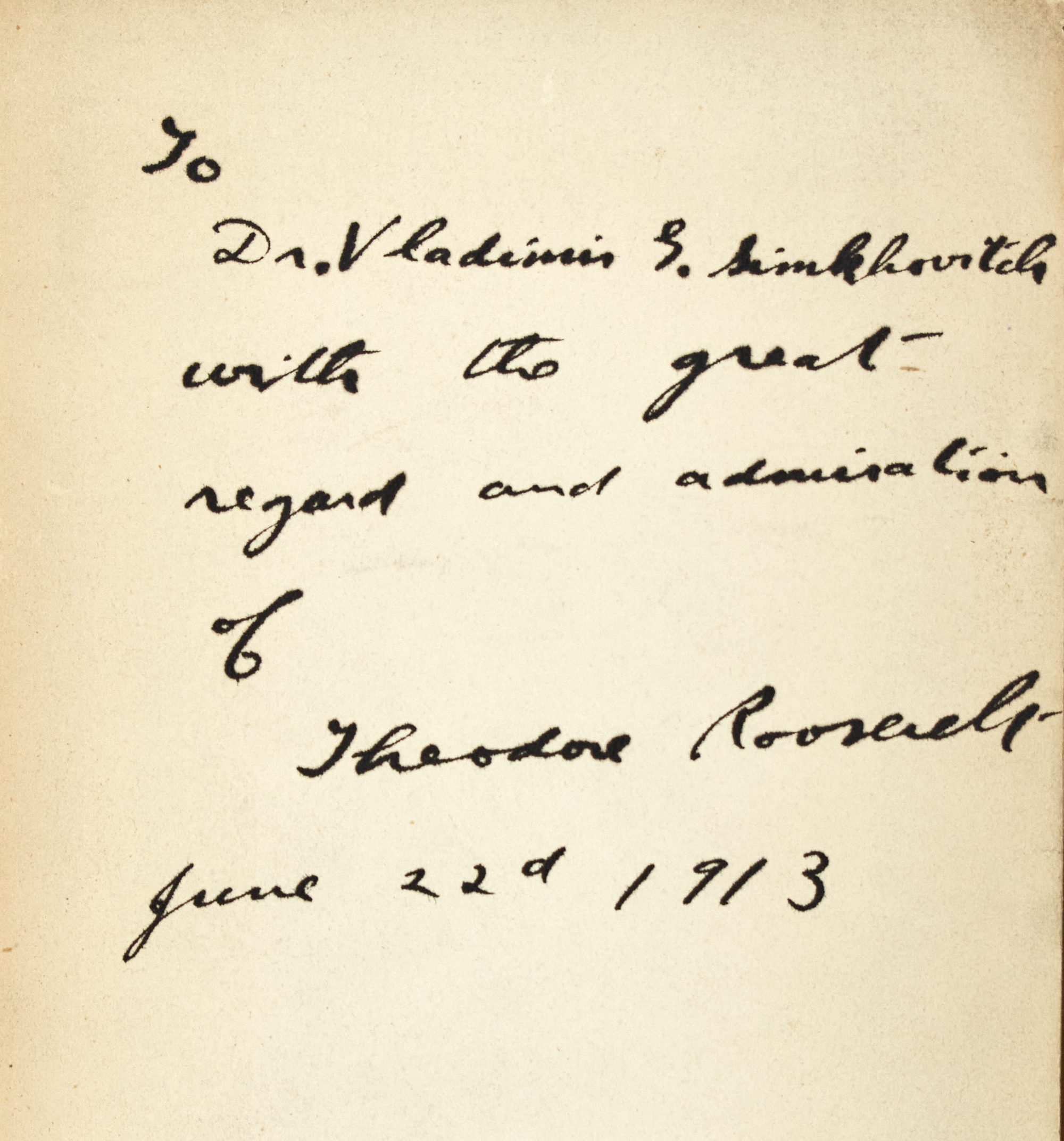 Lot image - ROOSEVELT, THEODORE  Outlook Editorials.