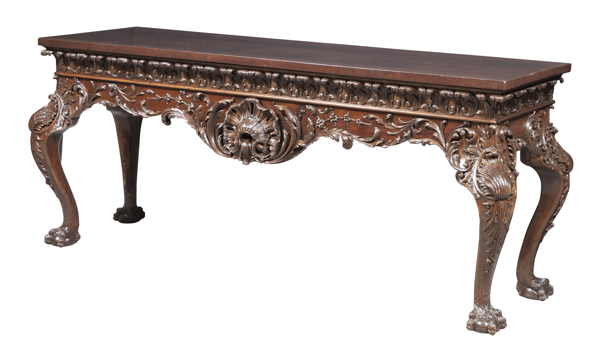 Lot image - Irish George II Mahogany Side Table