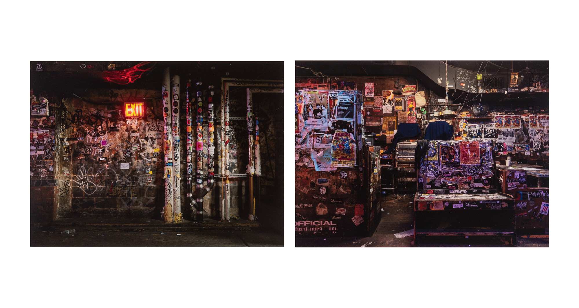 Lot image - [Punk]  Joseph O. Holmes. CGBG (Pipes) and CBGB (Mixing Board), 2006.