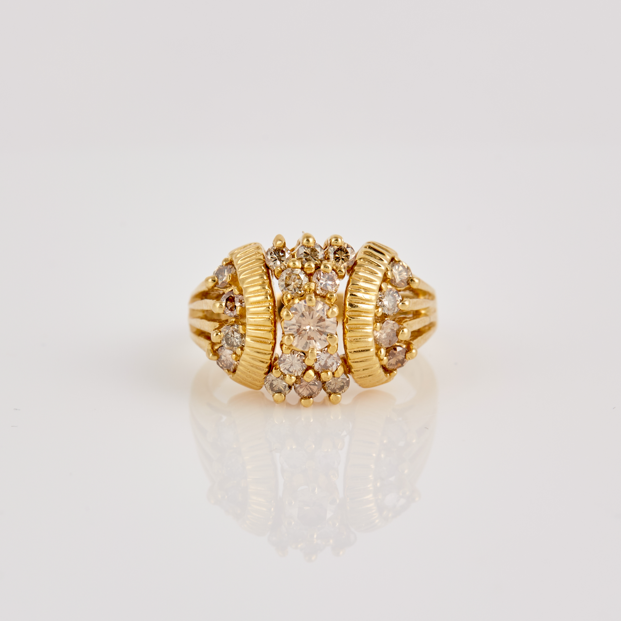 Lot image - Diamond Ring, 14K 3 dwt.