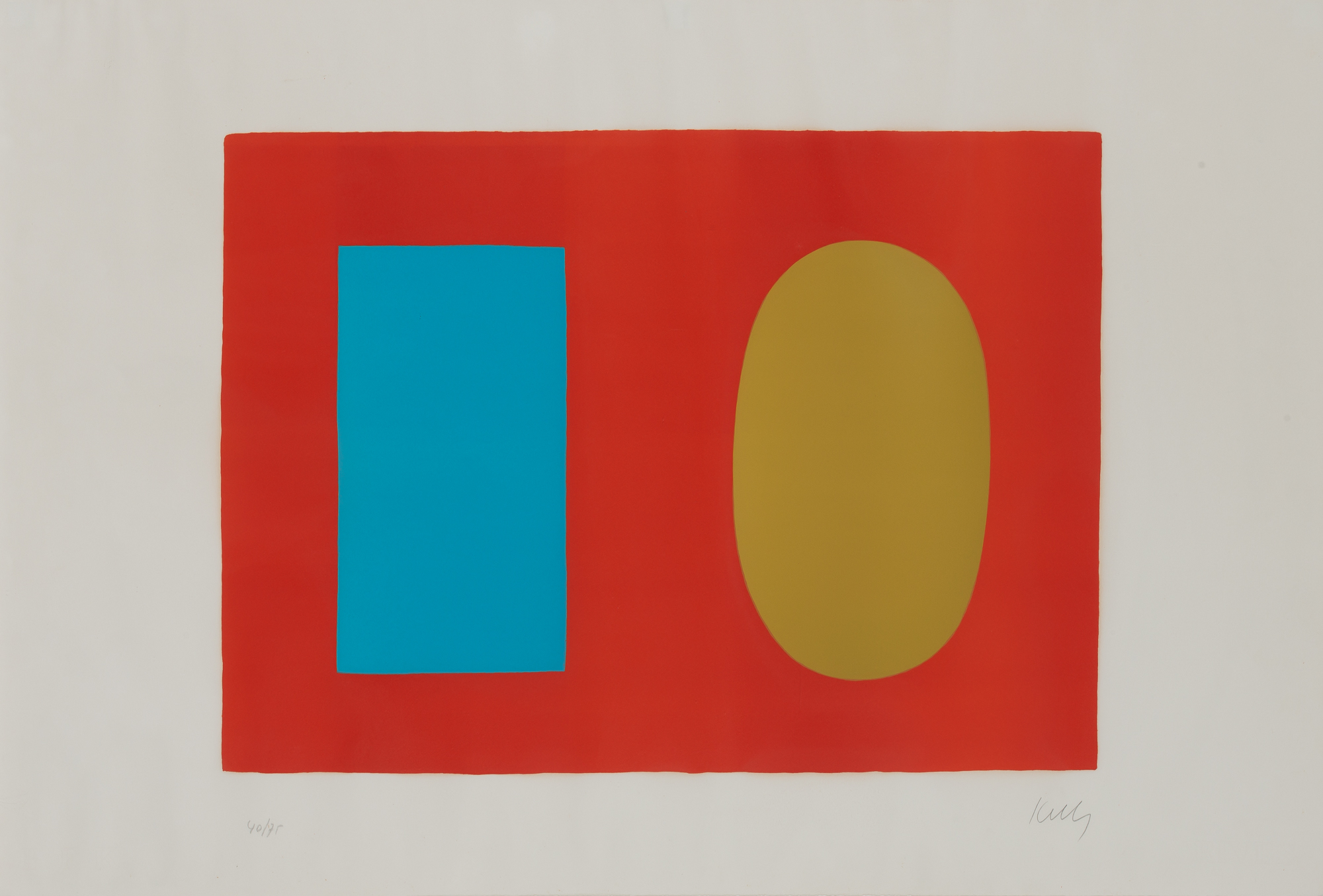 Lot image - Ellsworth Kelly (1923-2015)