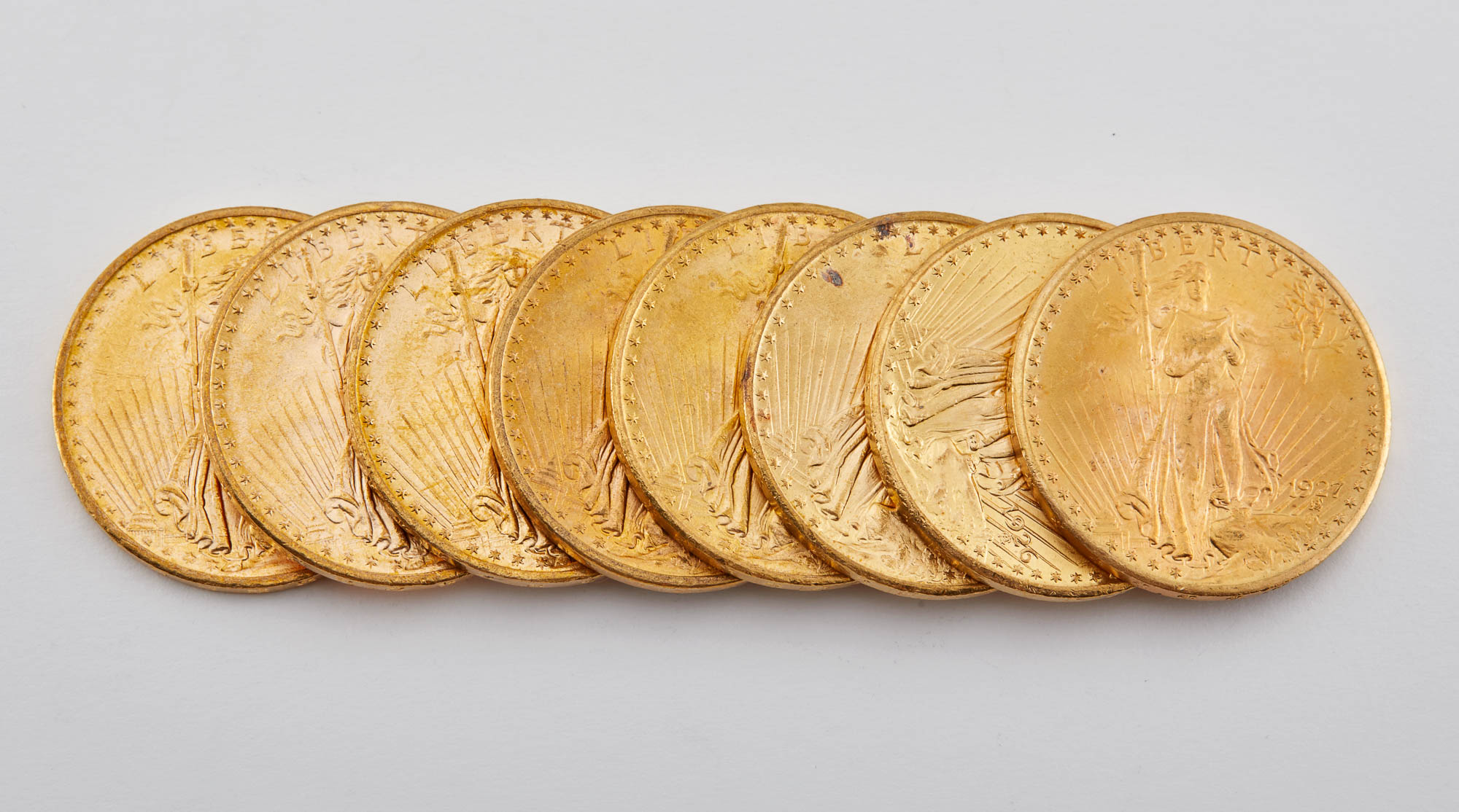 Lot image - United States St. Gaudens Group of Eight