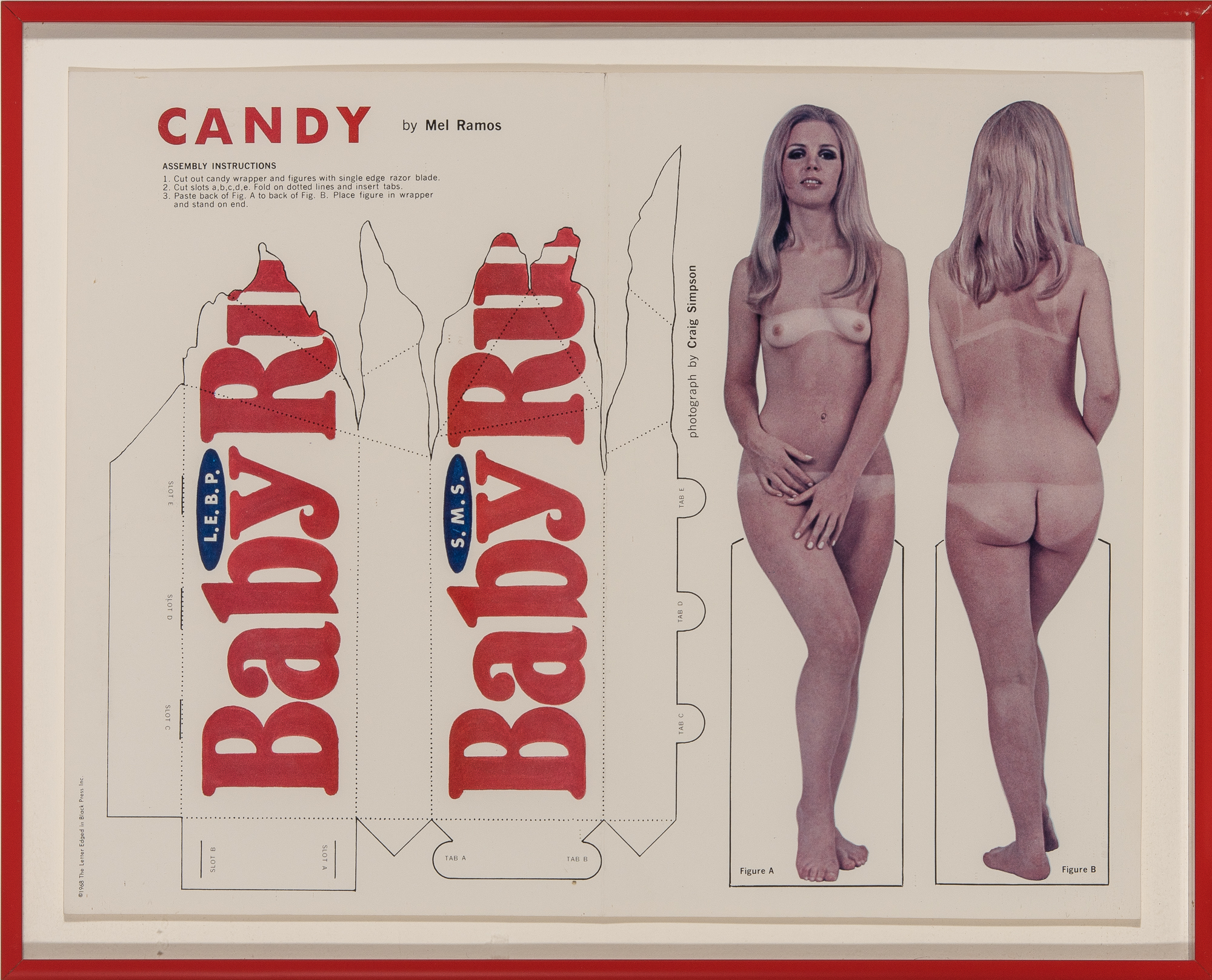 Lot image - Mel Ramos  Candy [Baby Ruth].