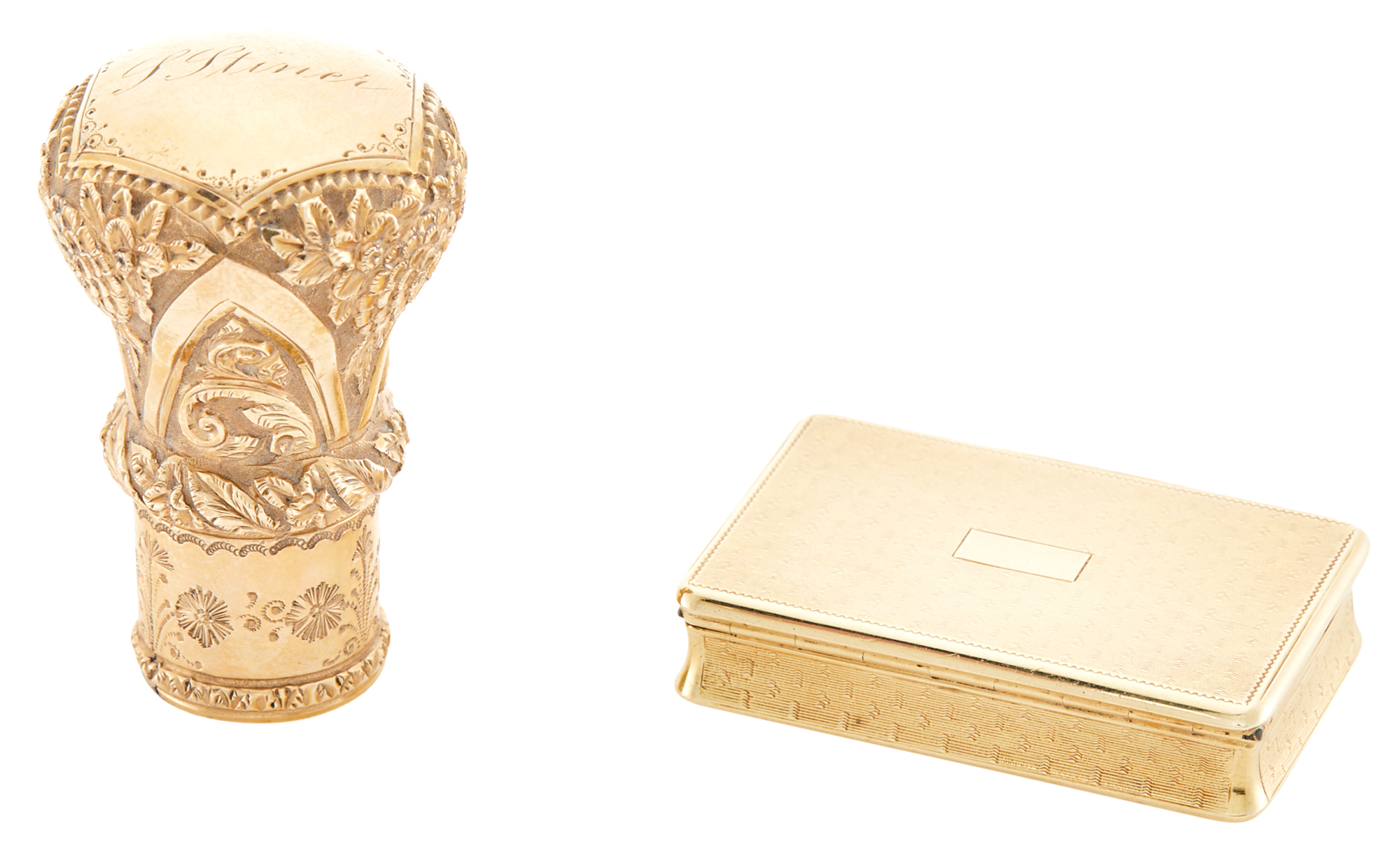 Lot image - French 15 Kt Gold Vinaigrette