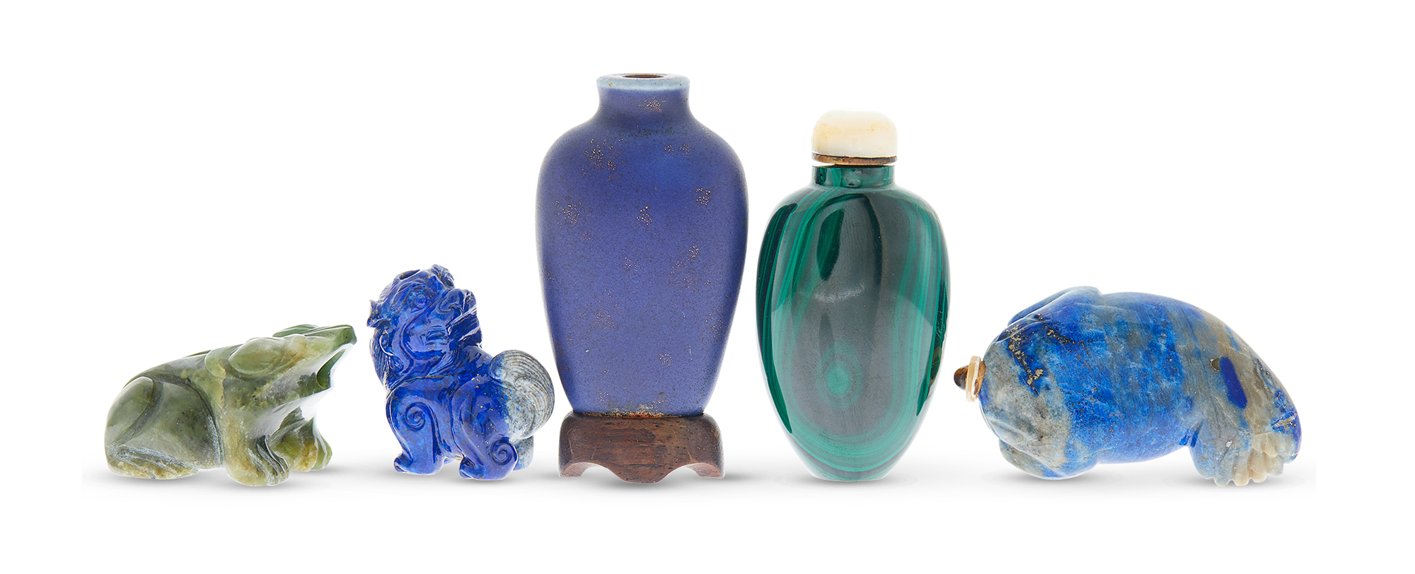 Lot image - A Group of Five Chinese Snuff Bottles