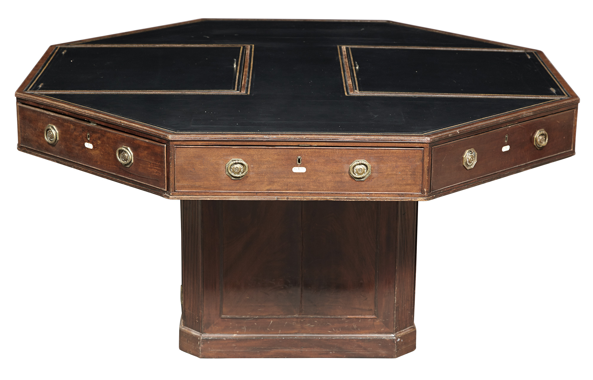 Lot image - George III Mahogany Library Table