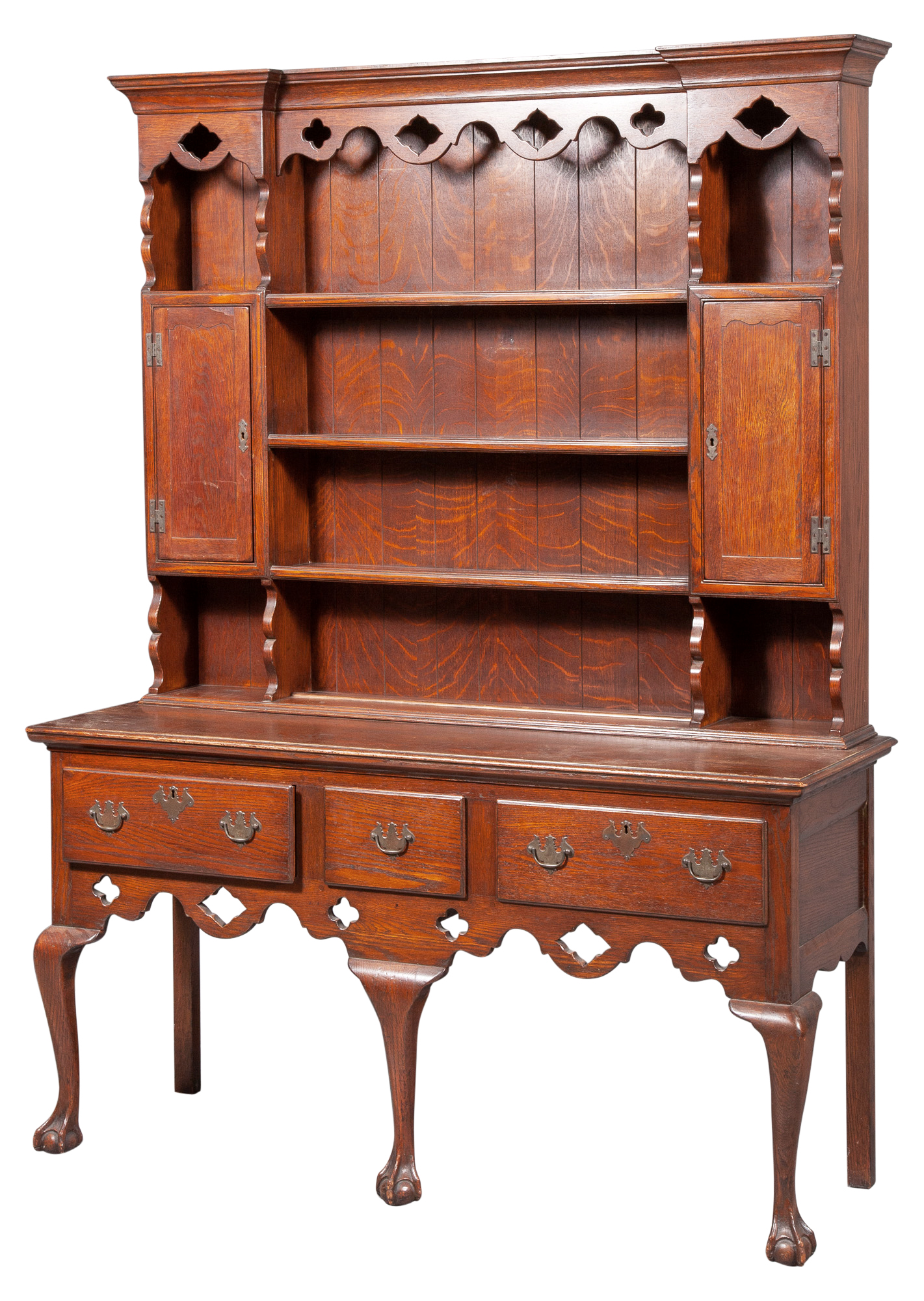 Lot image - Reproduction Welsh Oak Cupboard
