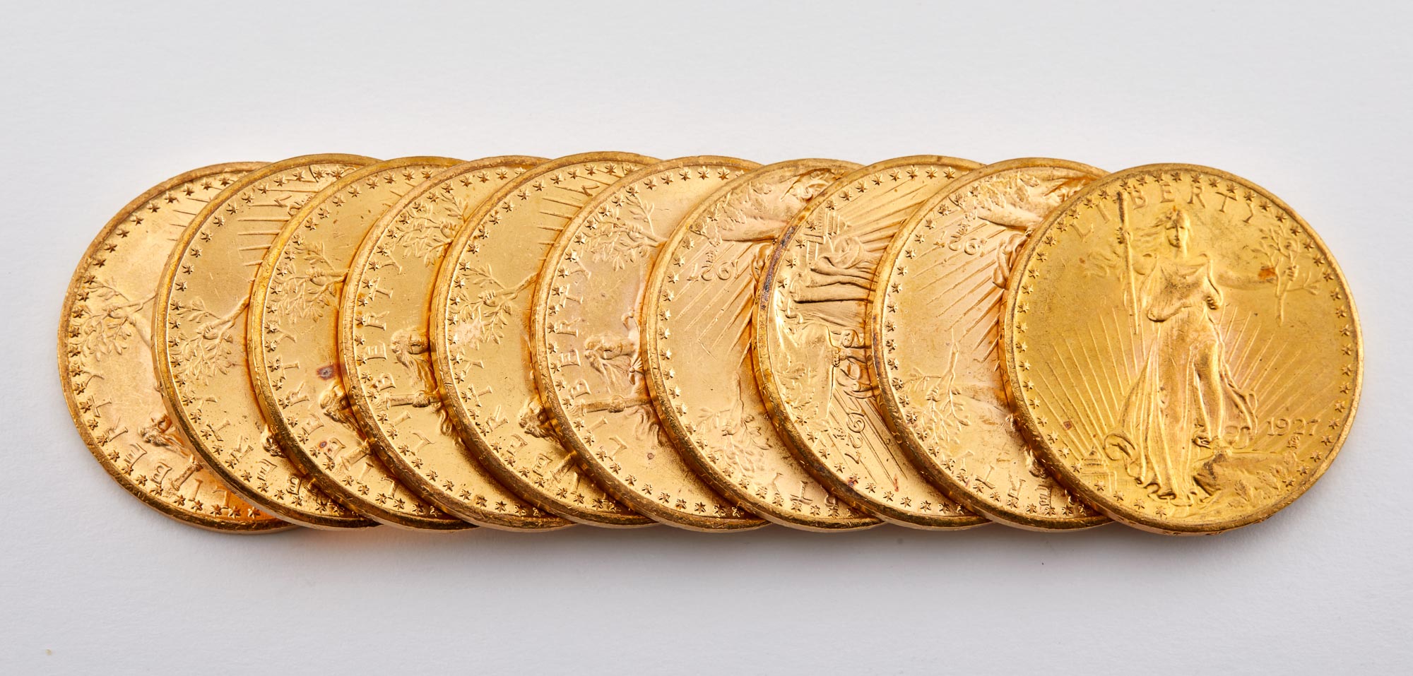 Lot image - United States 1927 St. Gaudens Group of Ten