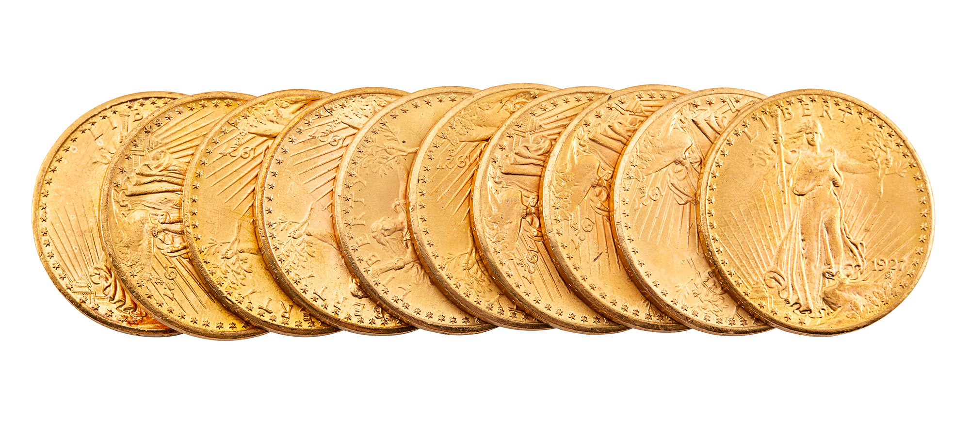 Lot image - United States 1927 St. Gaudens Group of Ten