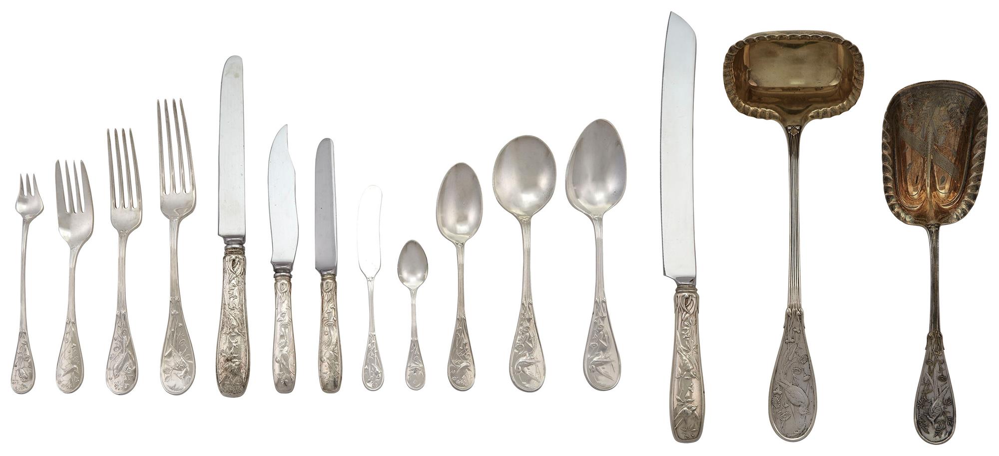 Lot image - Tiffany & Co. Sterling Silver Audubon