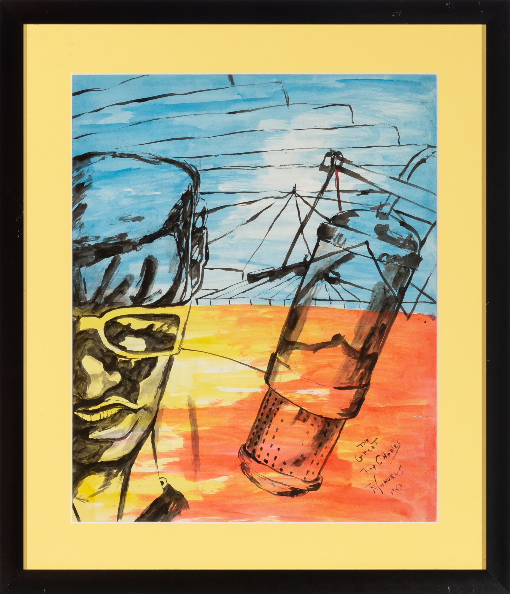 Lot image - RICHIE HAVENS (1941-2013)  An important archive of approximately two hundred original artworks, 1960s onward.