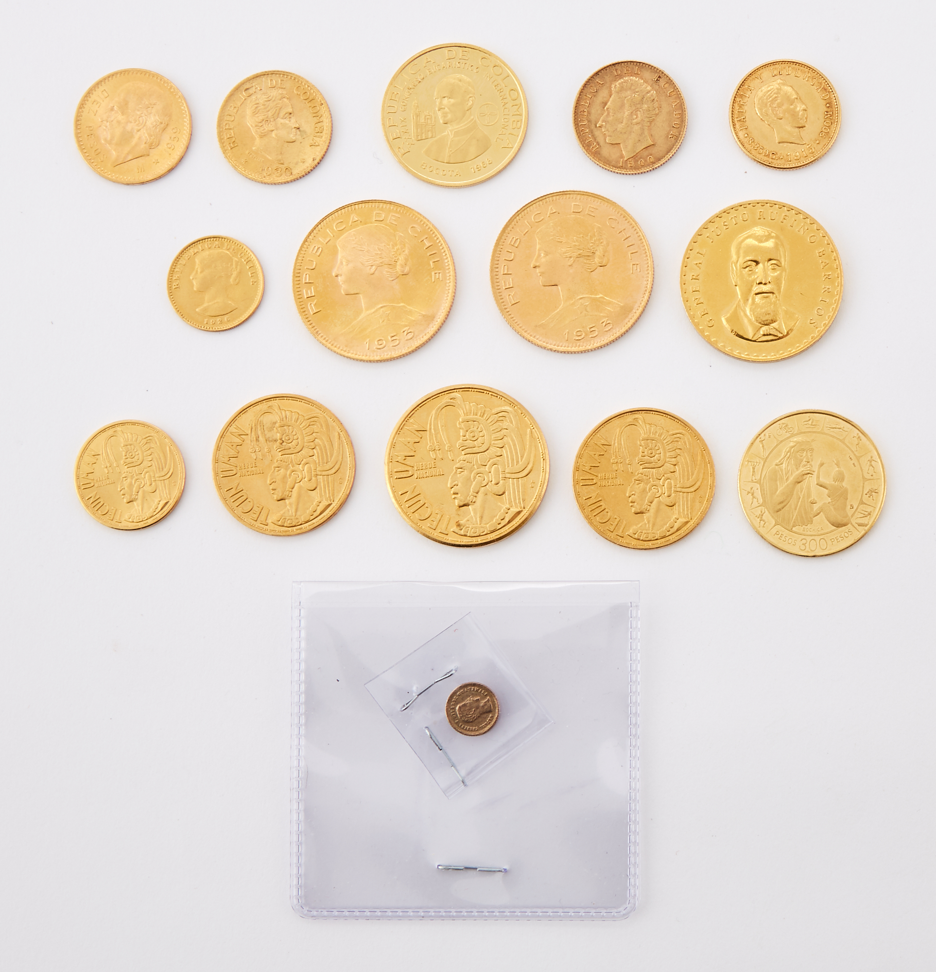 Lot image - Central and South American Gold Coin Group