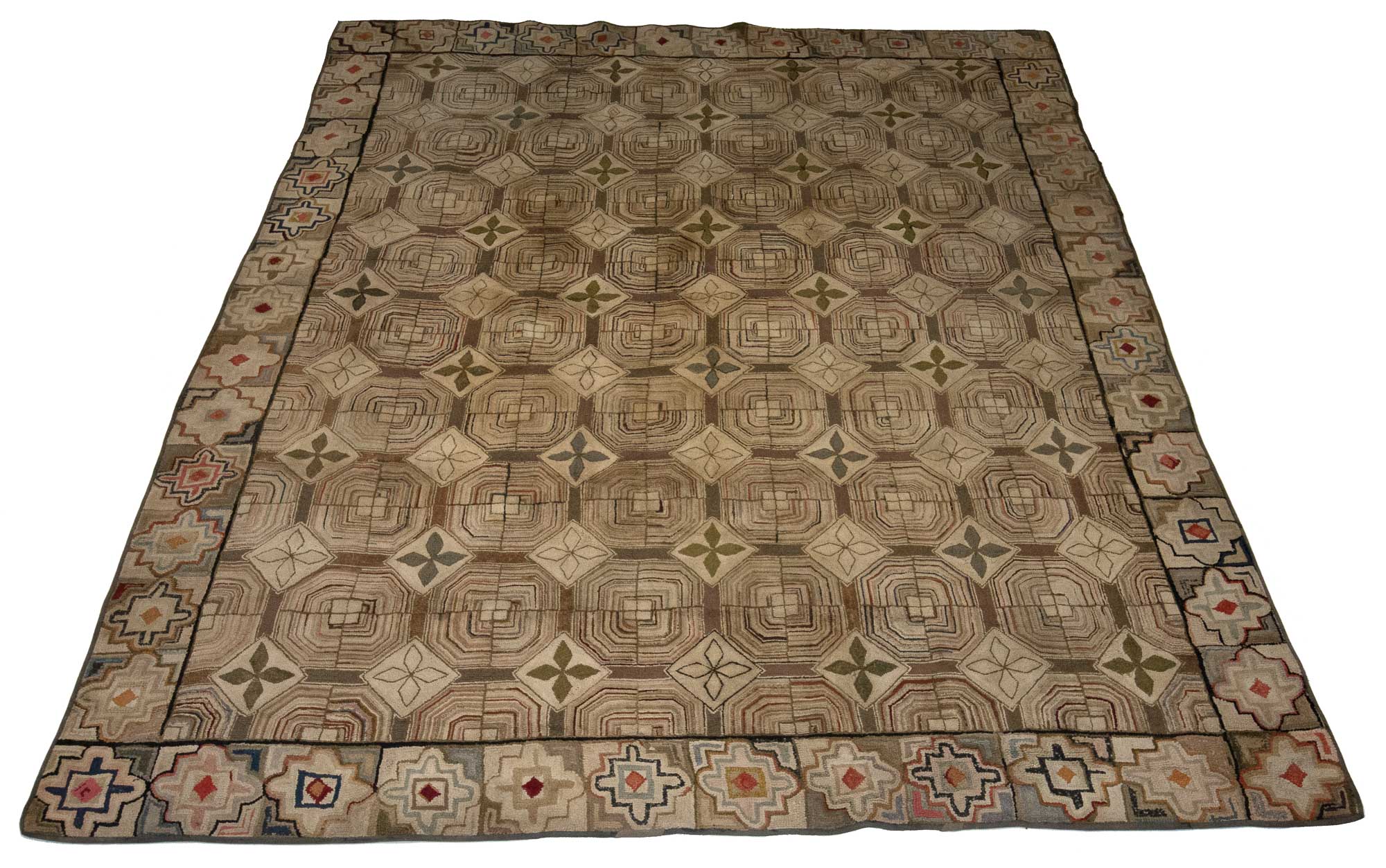 Lot image - American Hooked Carpet