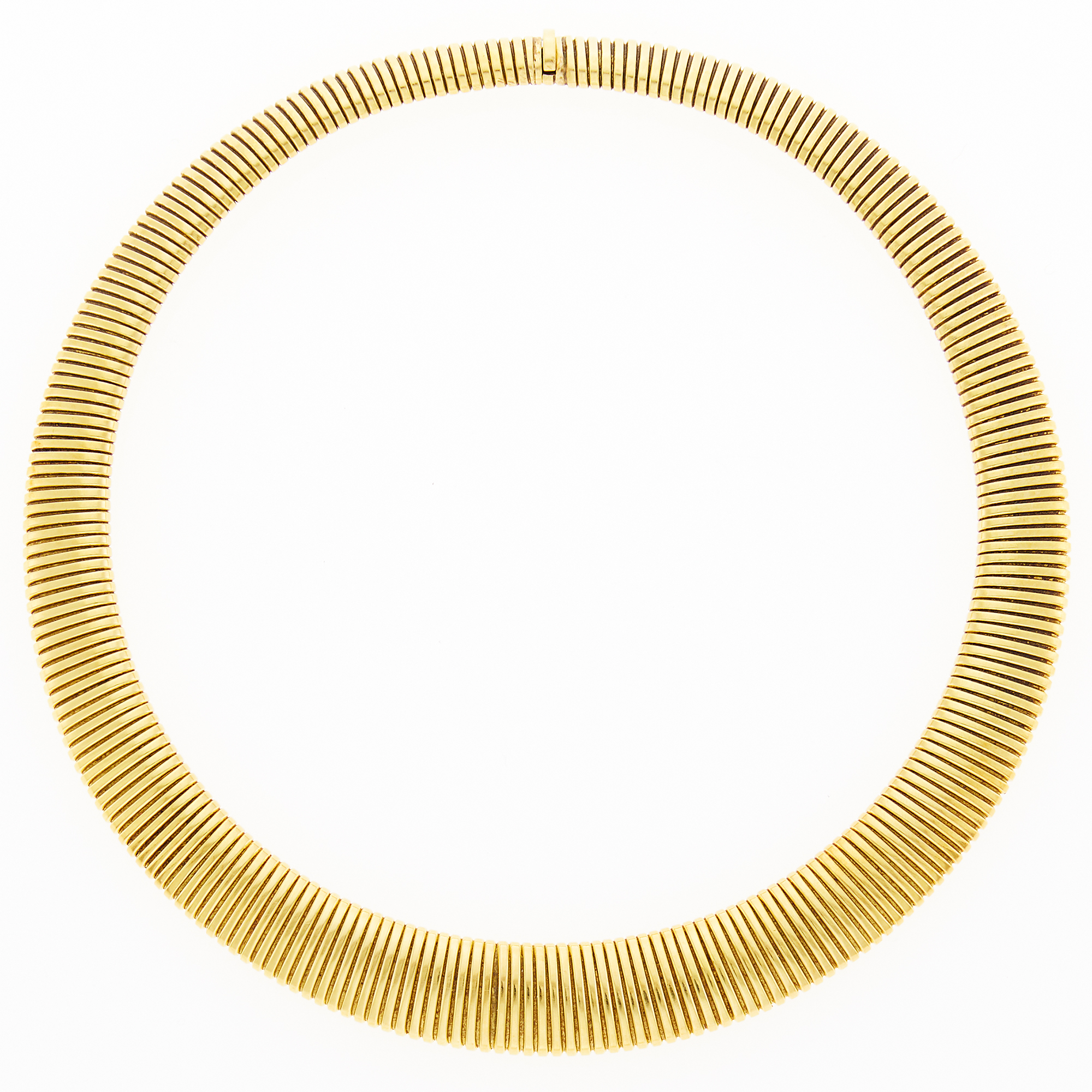 Lot image - Gold Snake Link Necklace