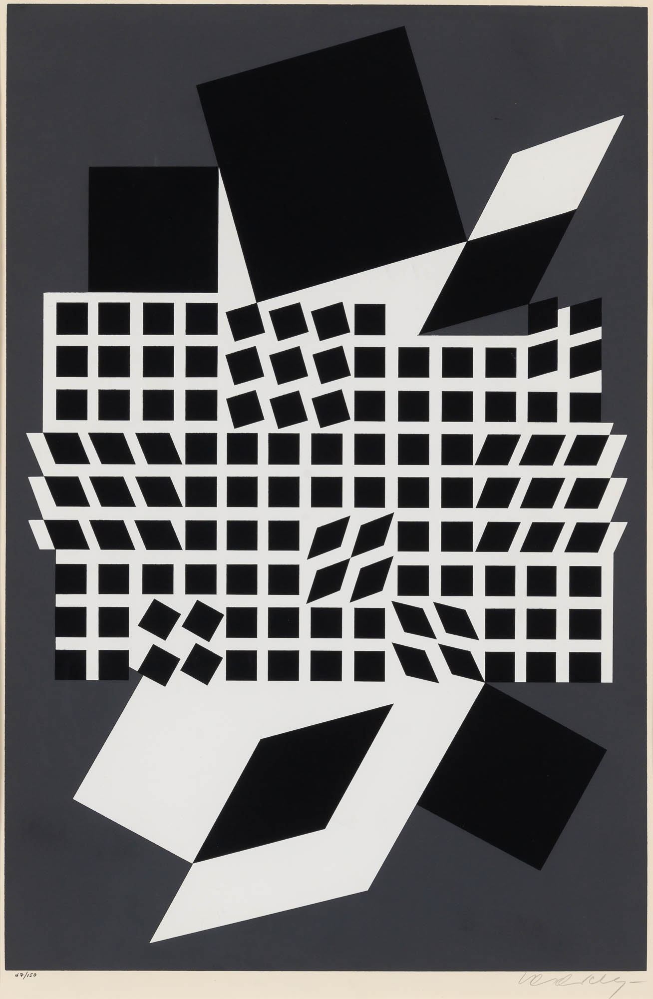 Lot image - Victor Vasarely (1906-1997)