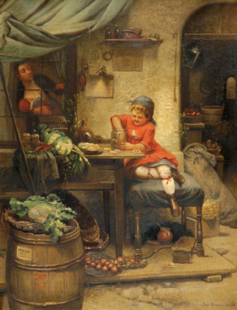 Lot image - Attributed to Joseph Allmer THE LITTLE PICKLER
