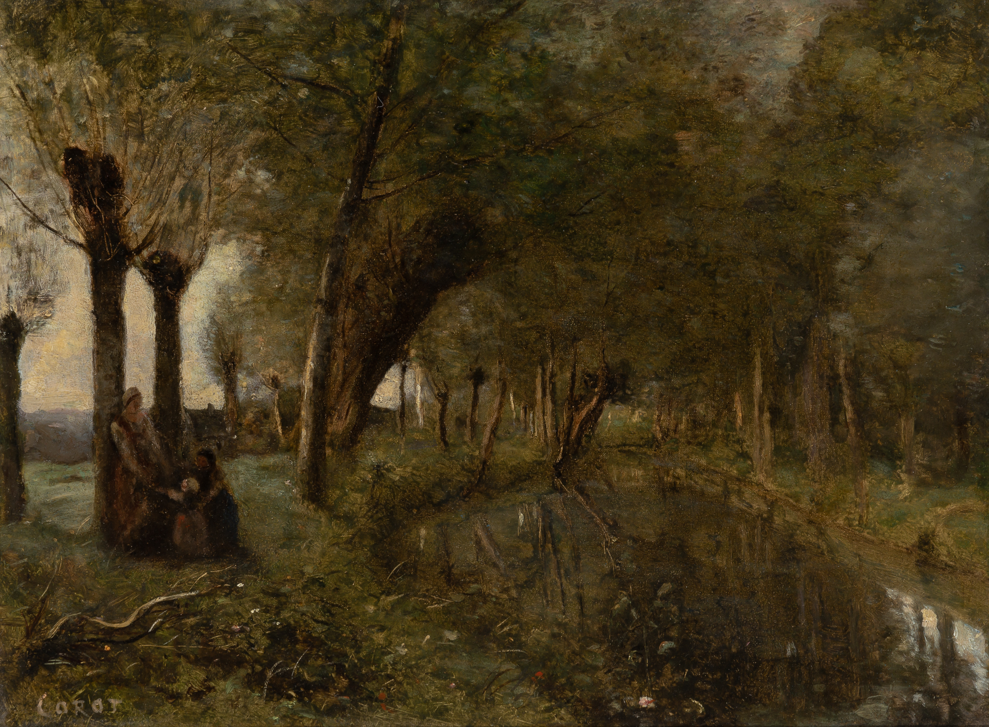 Lot image - Manner of Jean-Baptiste-Camille Corot