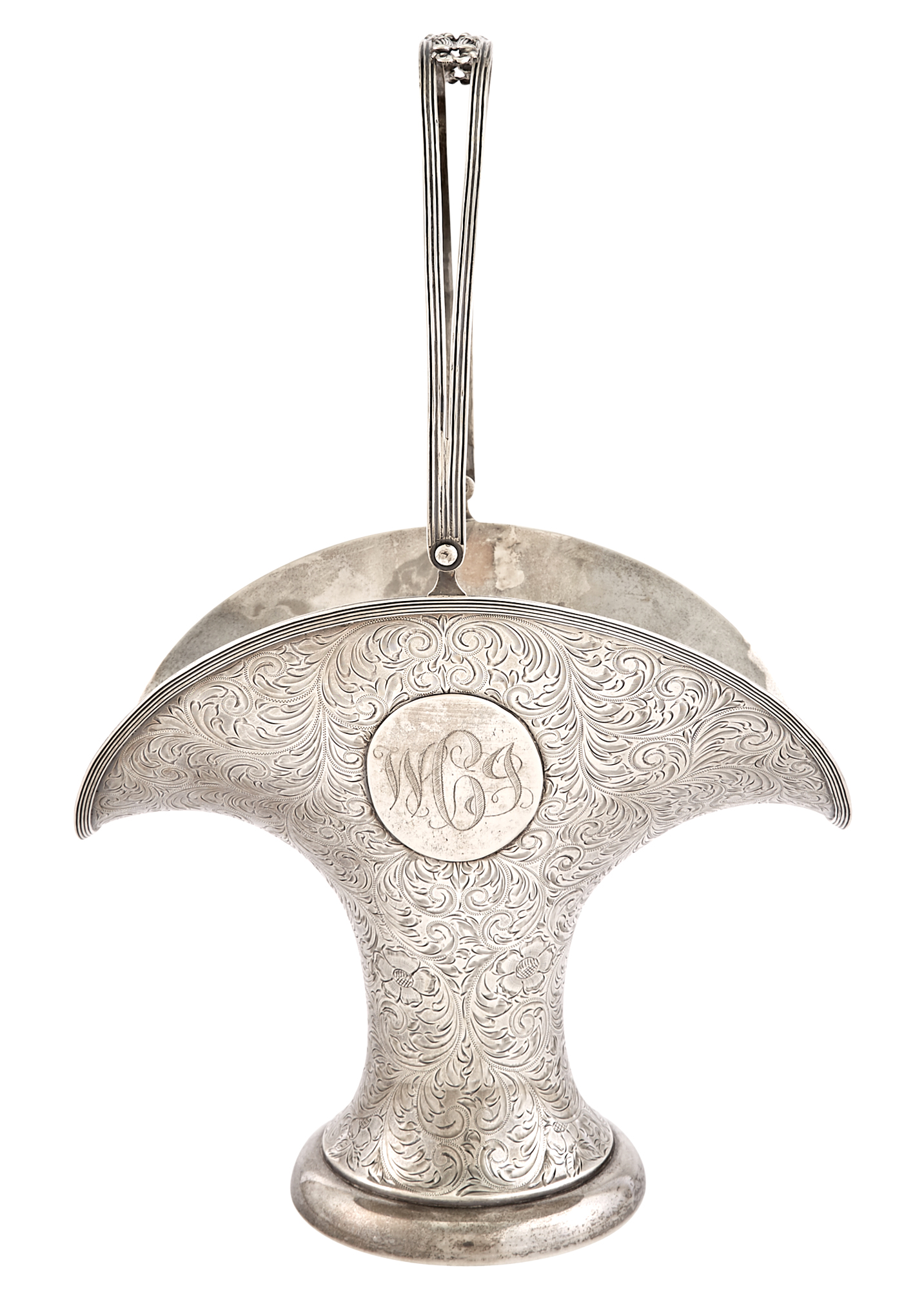 Lot image - American Sterling Silver Bridal Basket