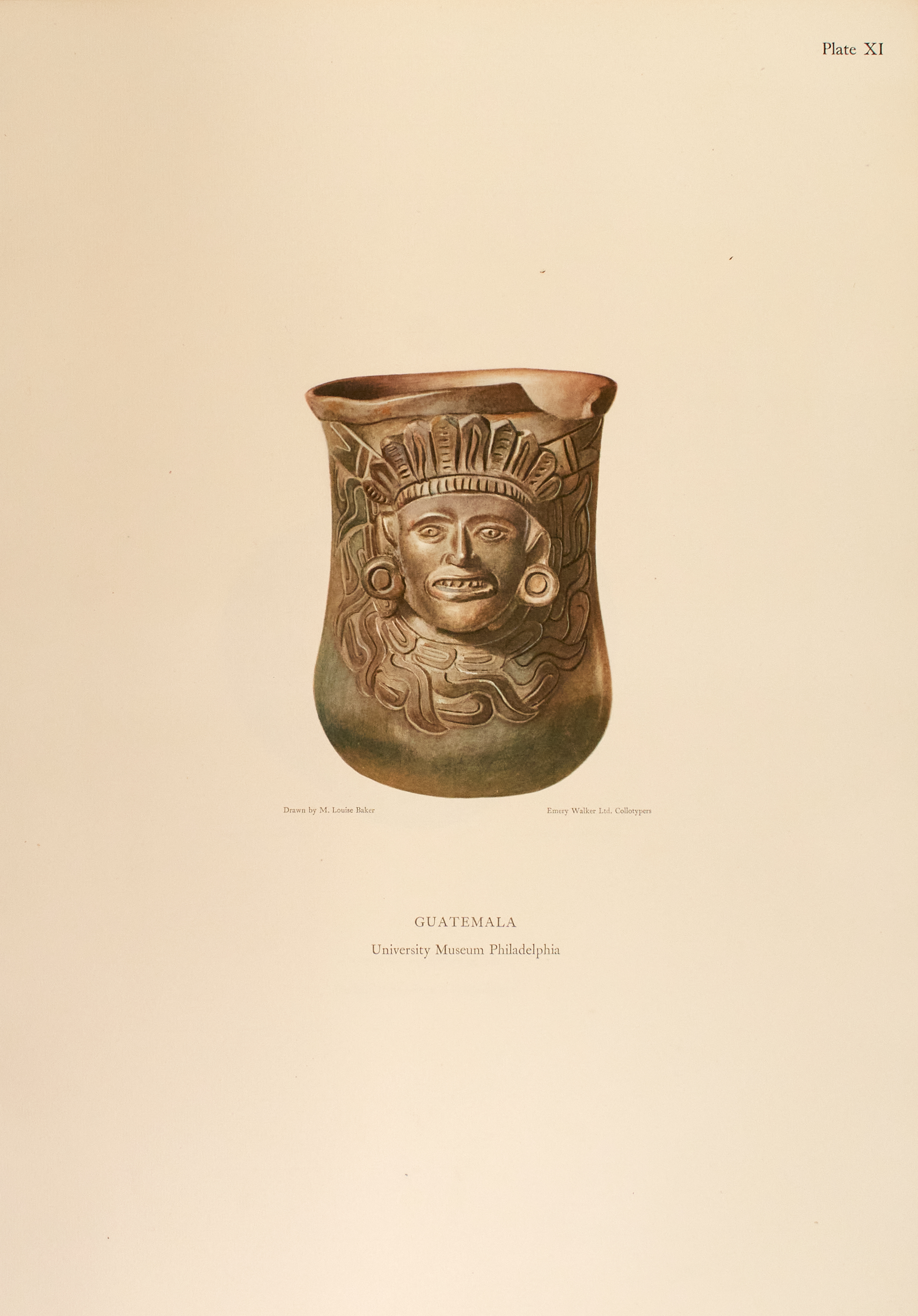 Lot image - [MAYAN ART]  GORDON, GEORGE B. AND JOHN A. MASON (EDS.). Examples of Maya Pottery in the Museum and Other Collections.