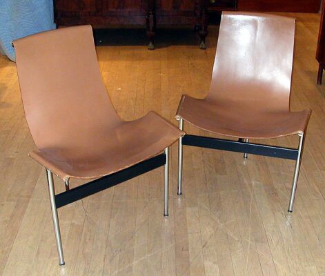 Lot image - Set of Four Metal Chairs