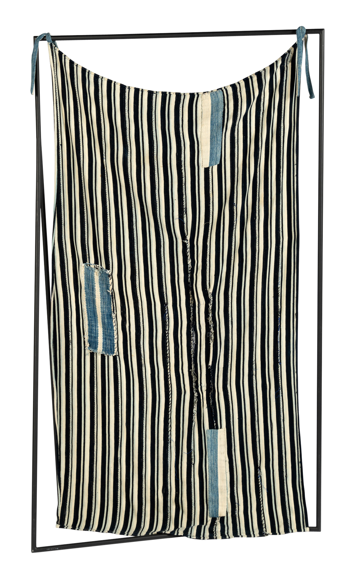 Lot image - Custom Wrought Iron and Textile Room Divider