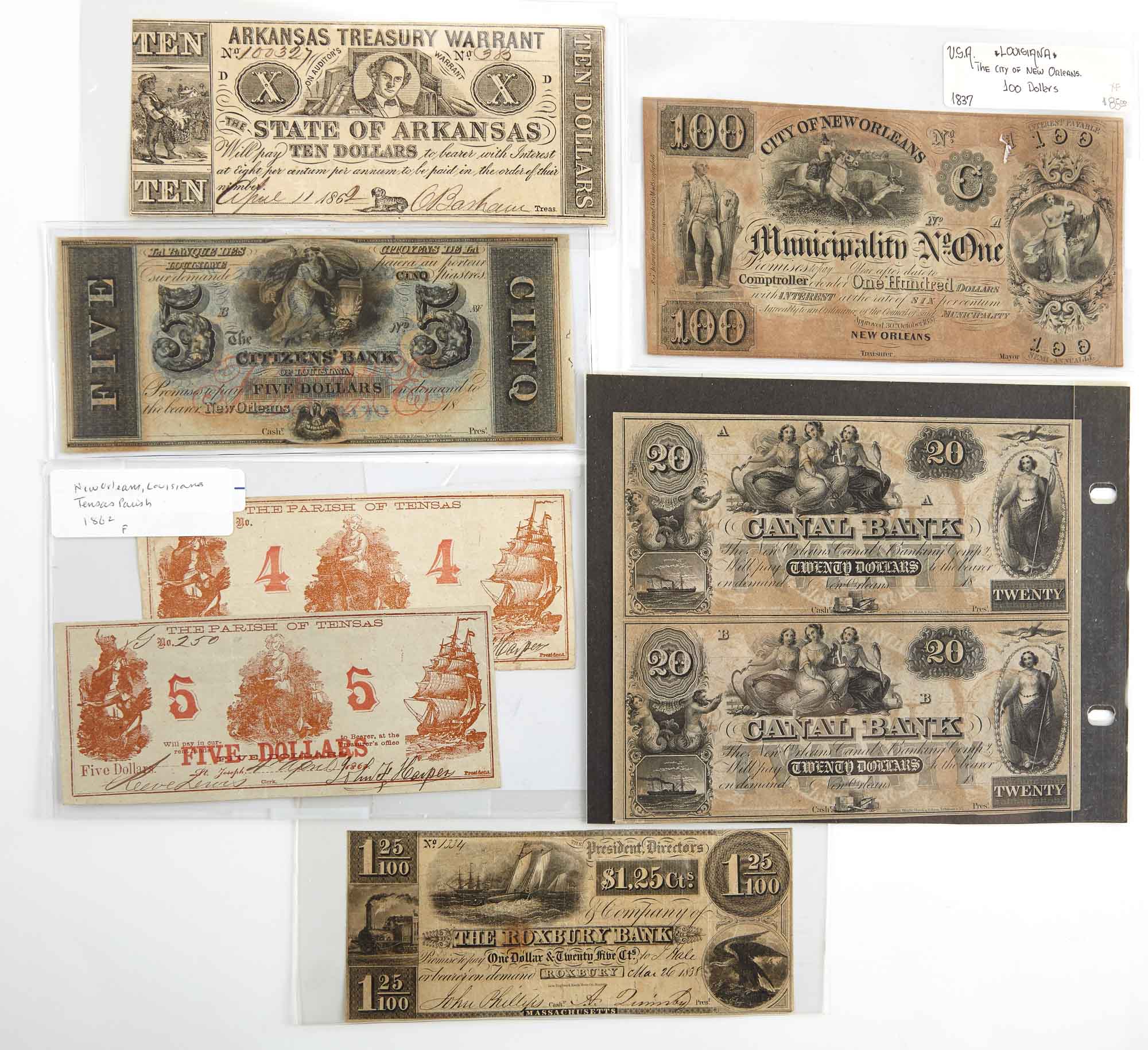 Lot image - United States Obsolete Currency