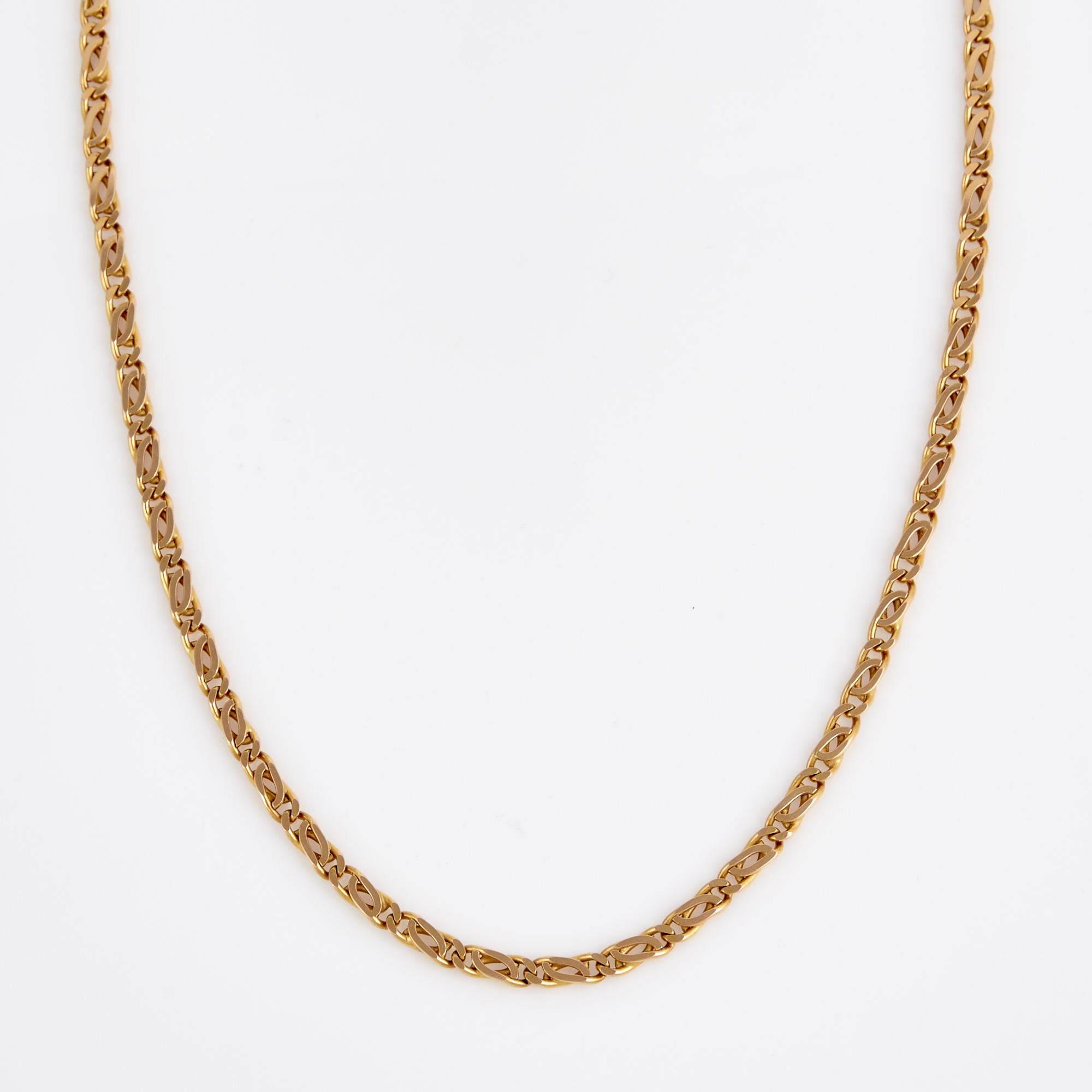 Lot image - Gold Neck Chain, 14K 19 dwt.
