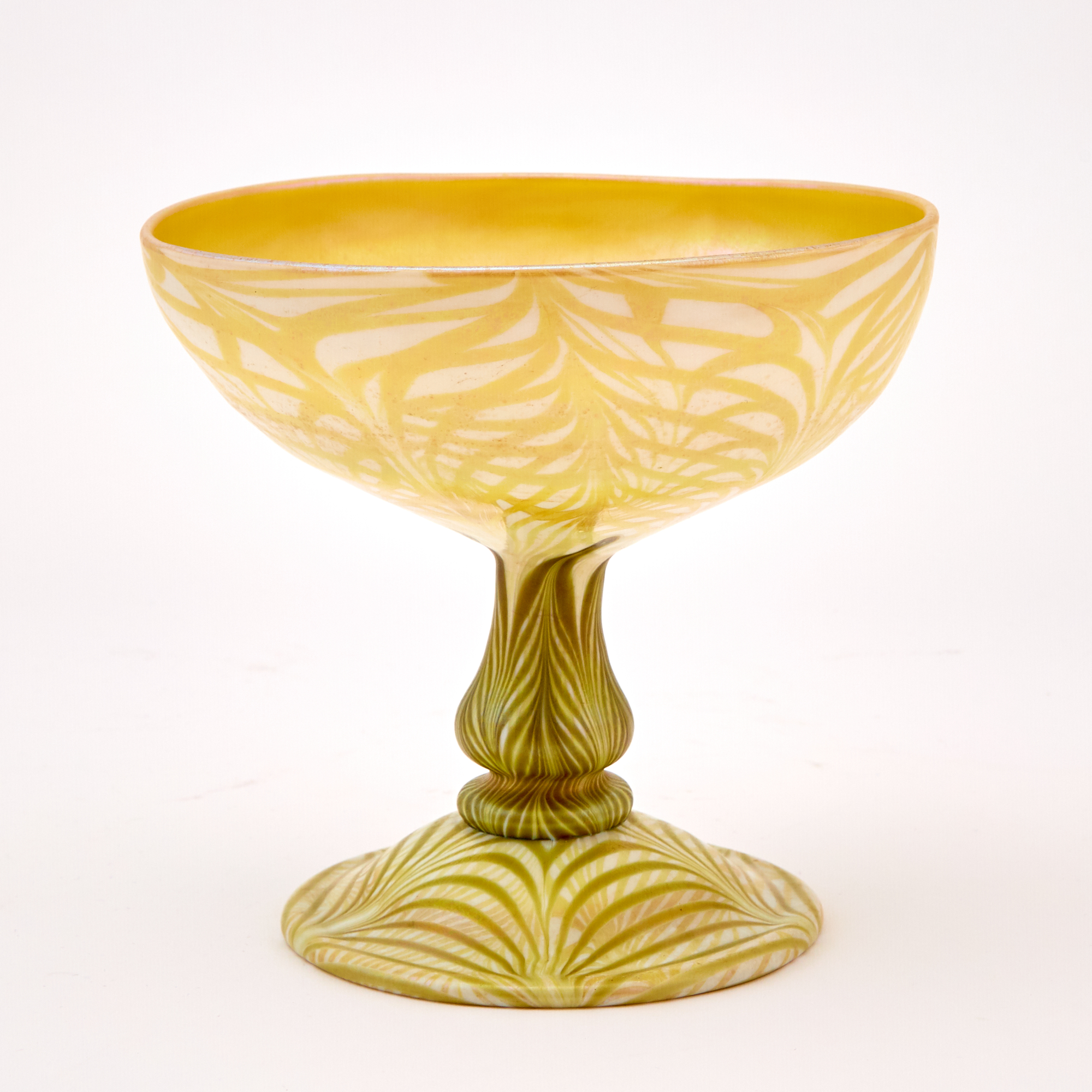 Lot image - American Art Glass Compote