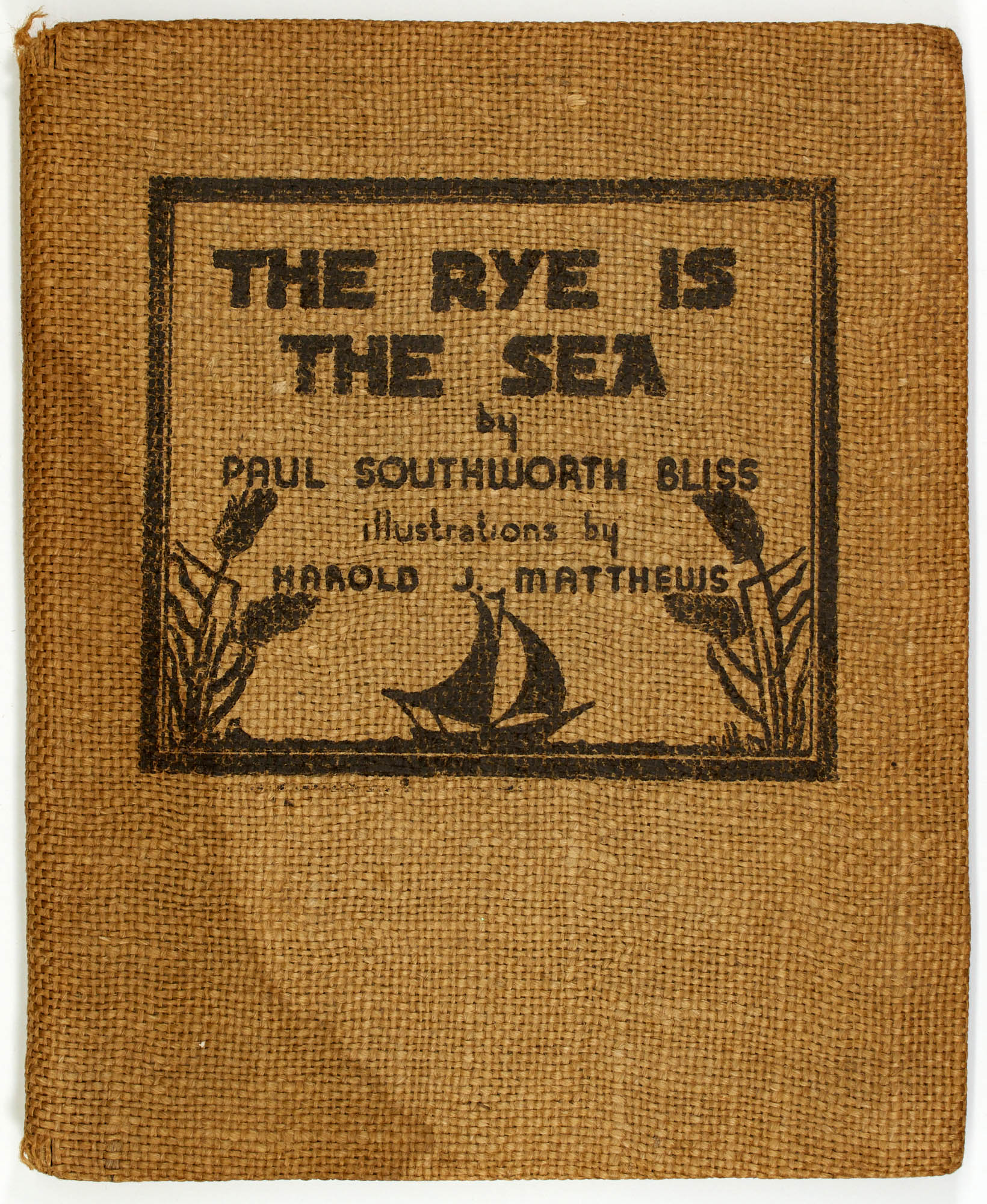 Lot image - [ANGLING & HUNTING]  BLISS, PAUL SOUTHWORTH. The Rye is the Sea. Together with a Prose Account of the Authors Experiences as a Novice Hunter and Angler, Entitled: Hunting Begins at Forty and Fishing Begins at Forty.