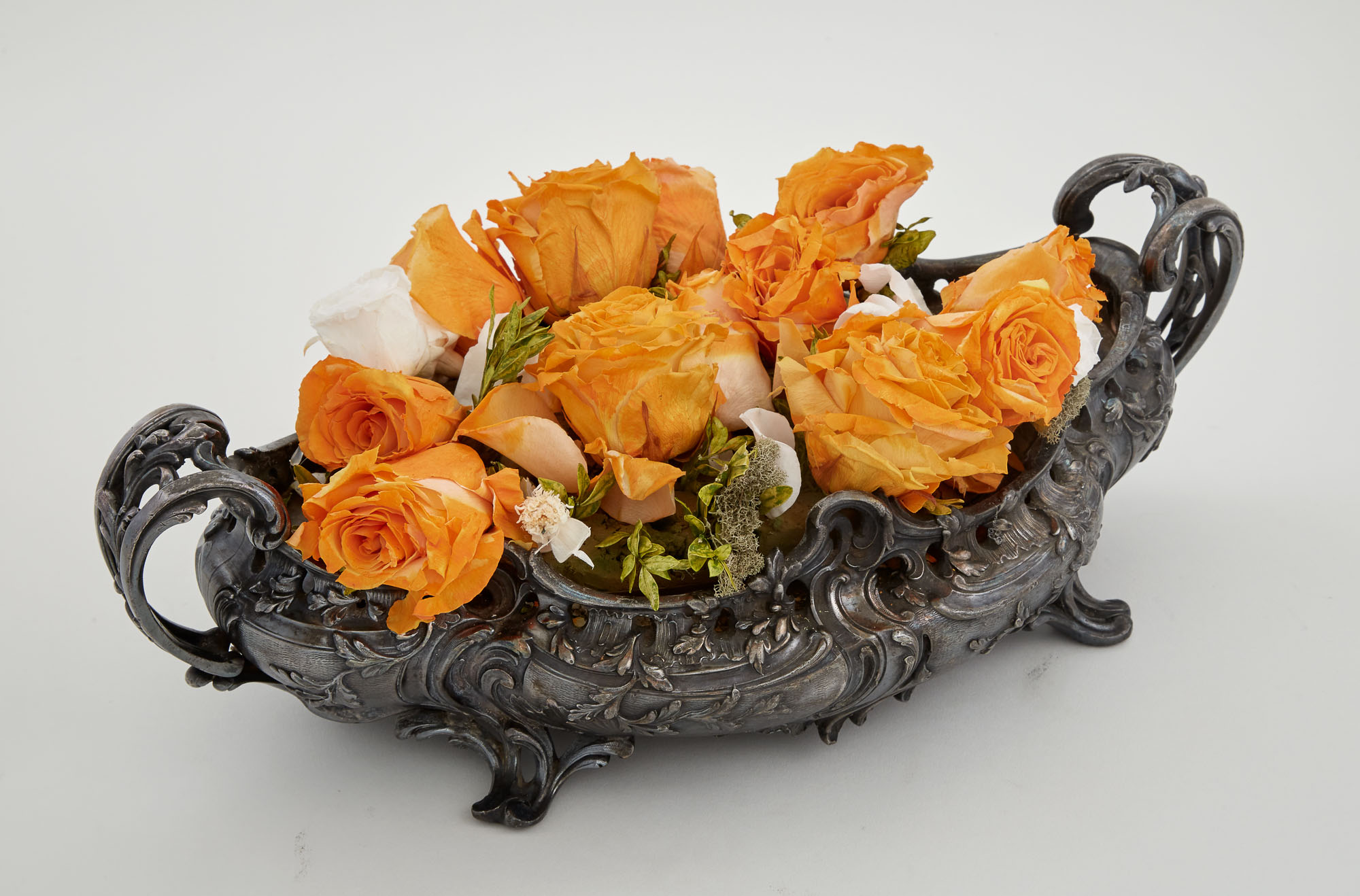 Lot image - French Silvered Metal Jardinière