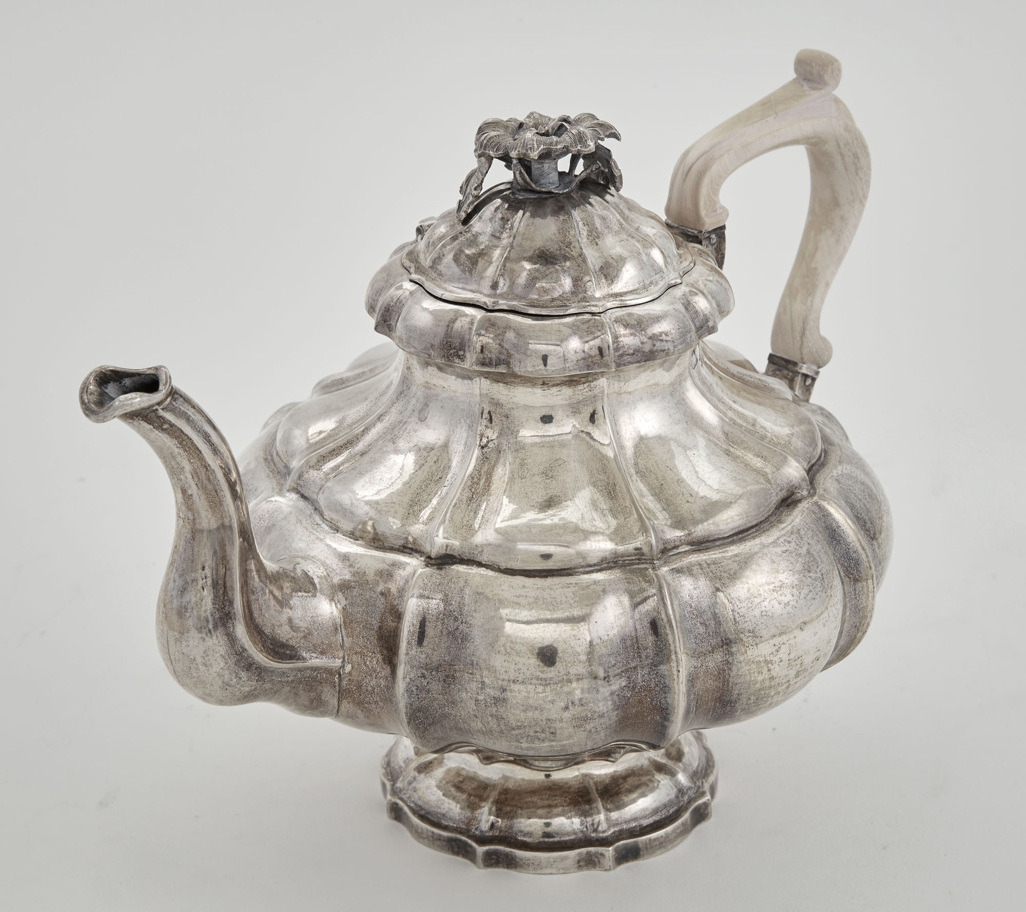Lot image - Austrian Silver Teapot