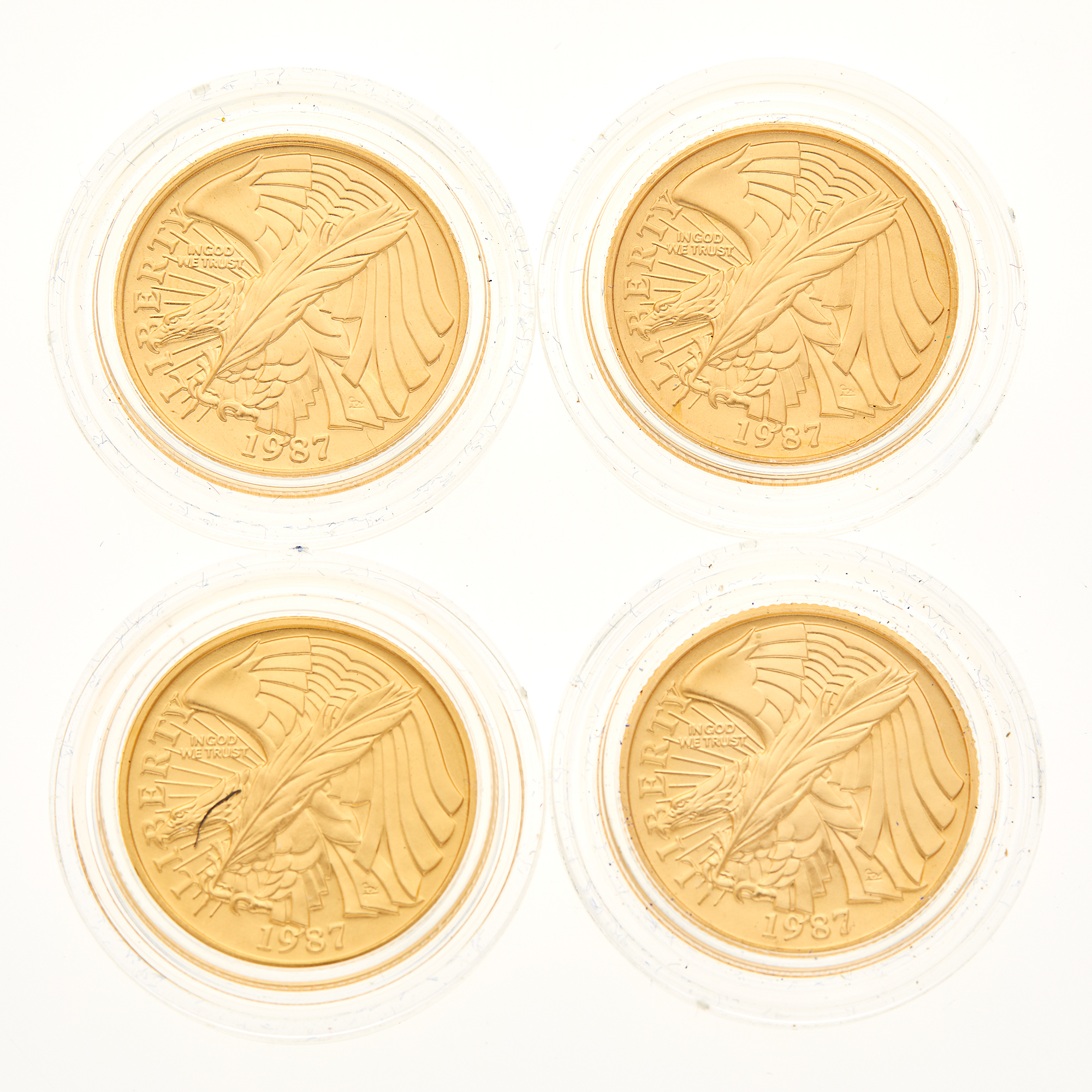 Lot image - United States 1987 $5 Bicentennial Gold