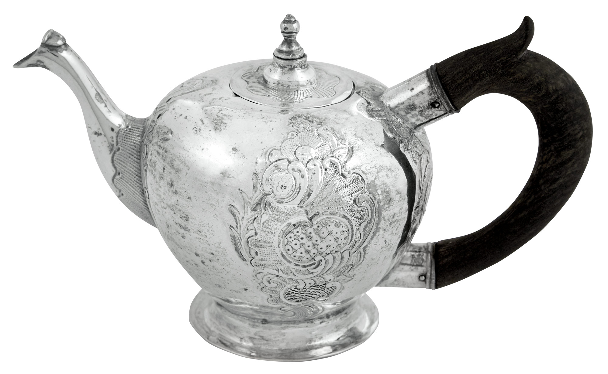 Lot image - Russian Silver Teapot