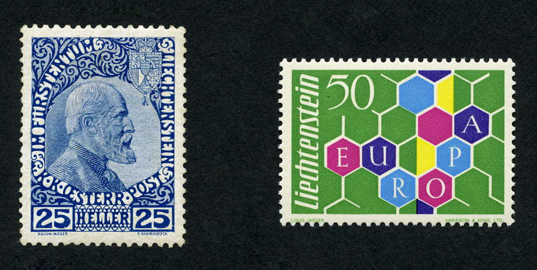 Lot image - Liechtenstein Stamp Collection