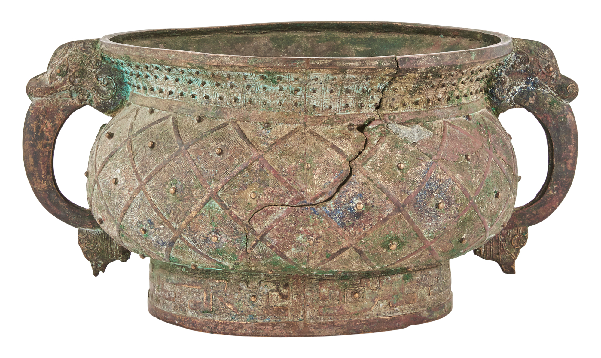 Lot image - A Chinese Archaistic Bronze Vessel, Gui